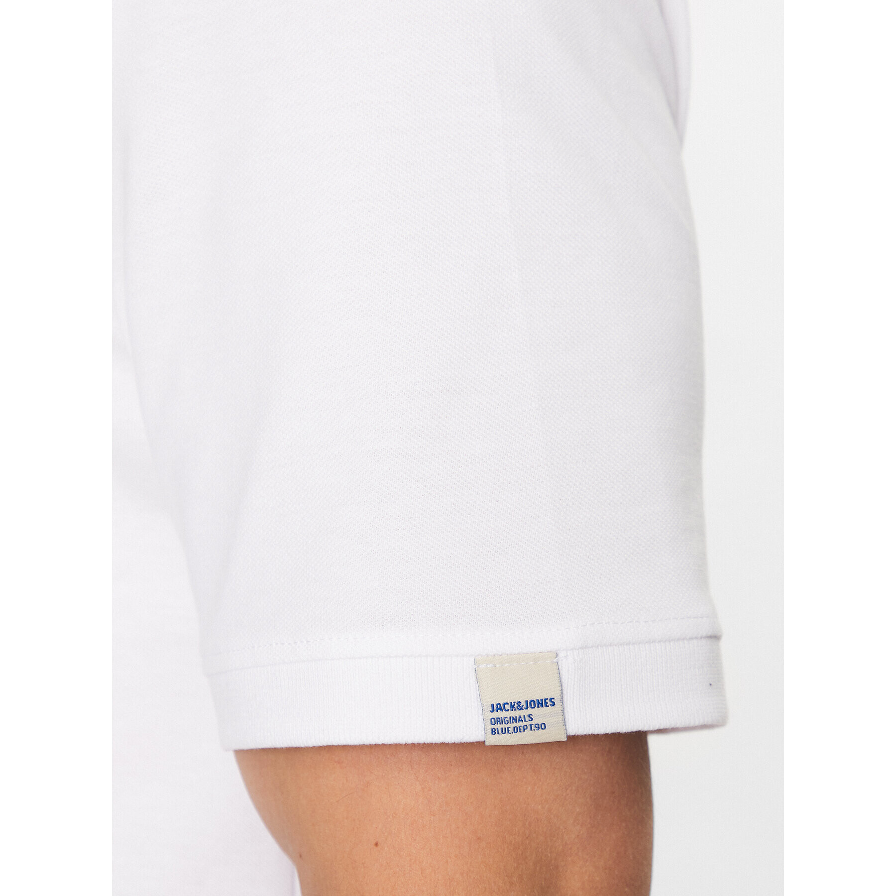 Jack&Jones Polokošile Palma 12234292 Bílá Standard Fit - Pepit.cz