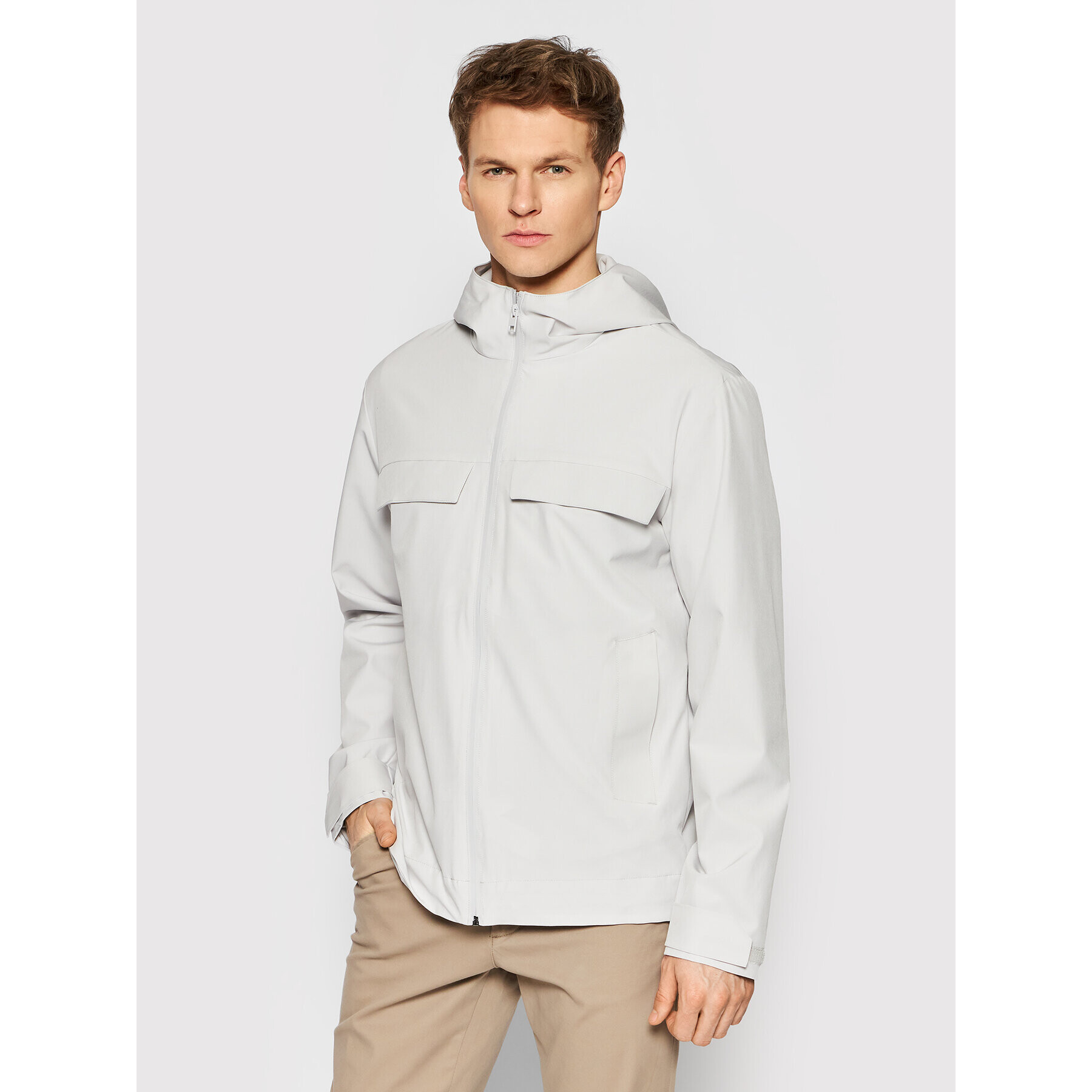 Jack&Jones PREMIUM Bunda pro přechodné období Gordon 12204719 Šedá Regular Fit - Pepit.cz