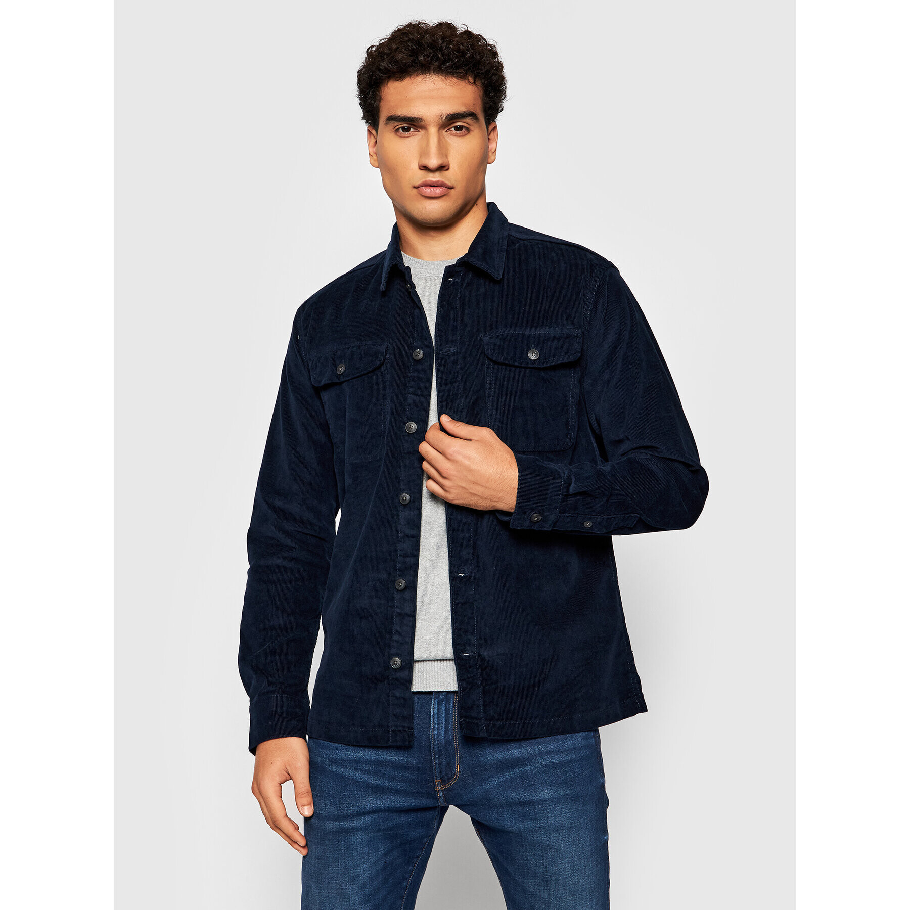 Jack&Jones PREMIUM Košile Blaben 12195781 Tmavomodrá Regular Fit - Pepit.cz