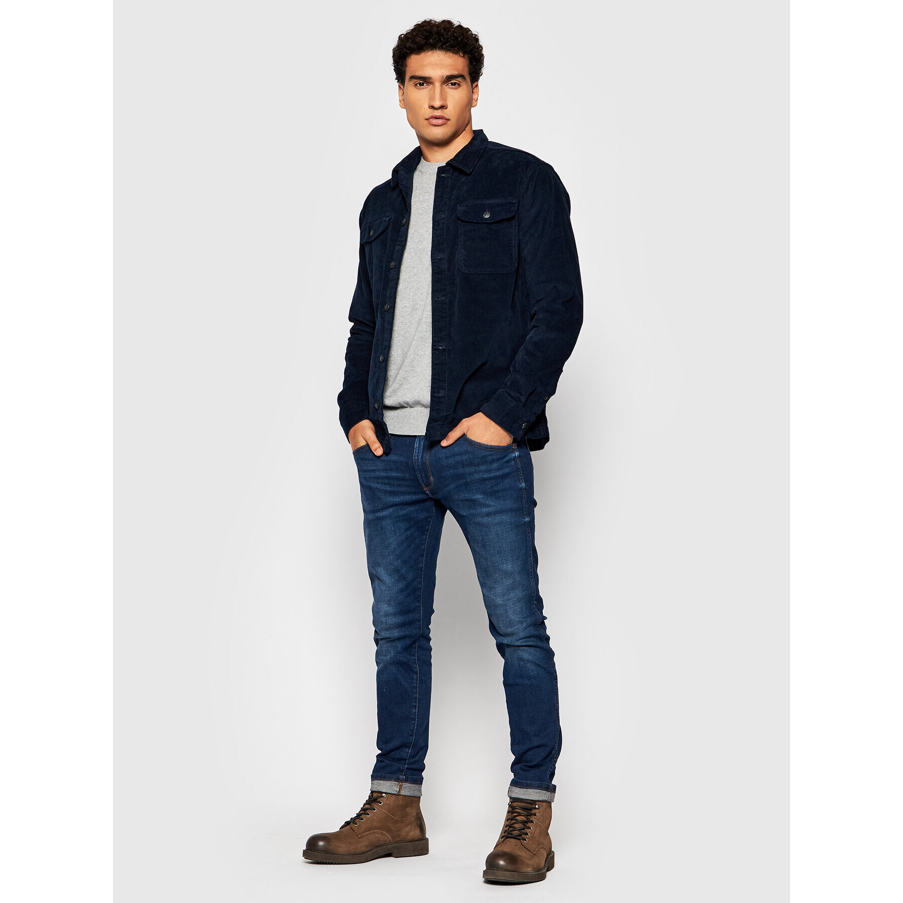 Jack&Jones PREMIUM Košile Blaben 12195781 Tmavomodrá Regular Fit - Pepit.cz