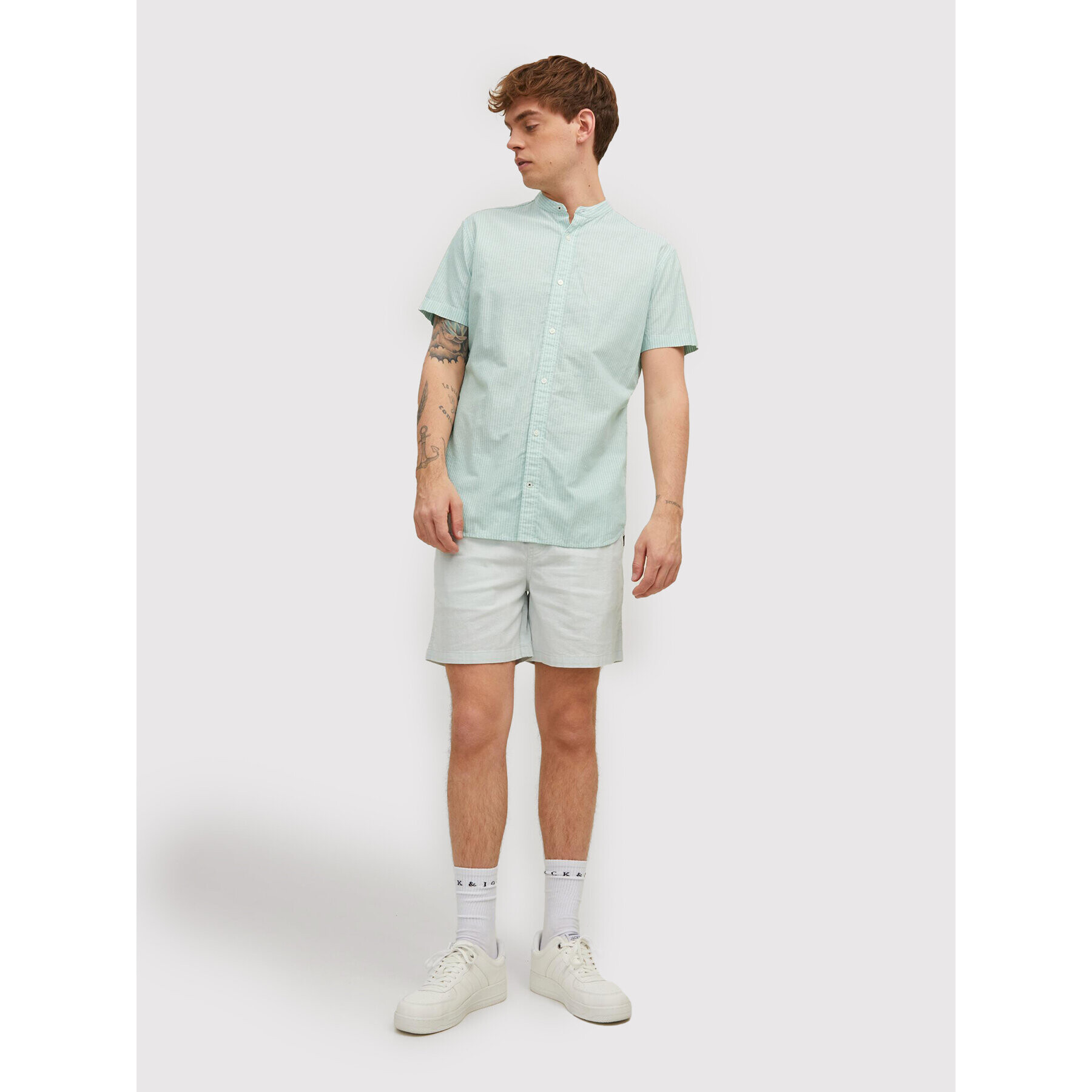 Jack&Jones PREMIUM Košile Summer 12208479 Zelená Slim Fit - Pepit.cz