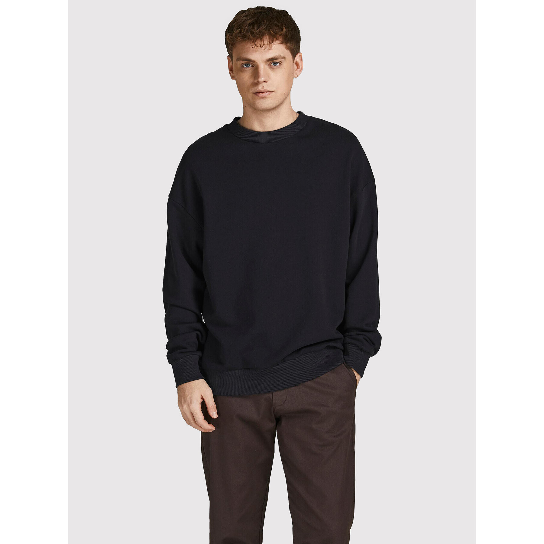 Jack&Jones PREMIUM Mikina Blakam 12206439 Černá Oversize - Pepit.cz