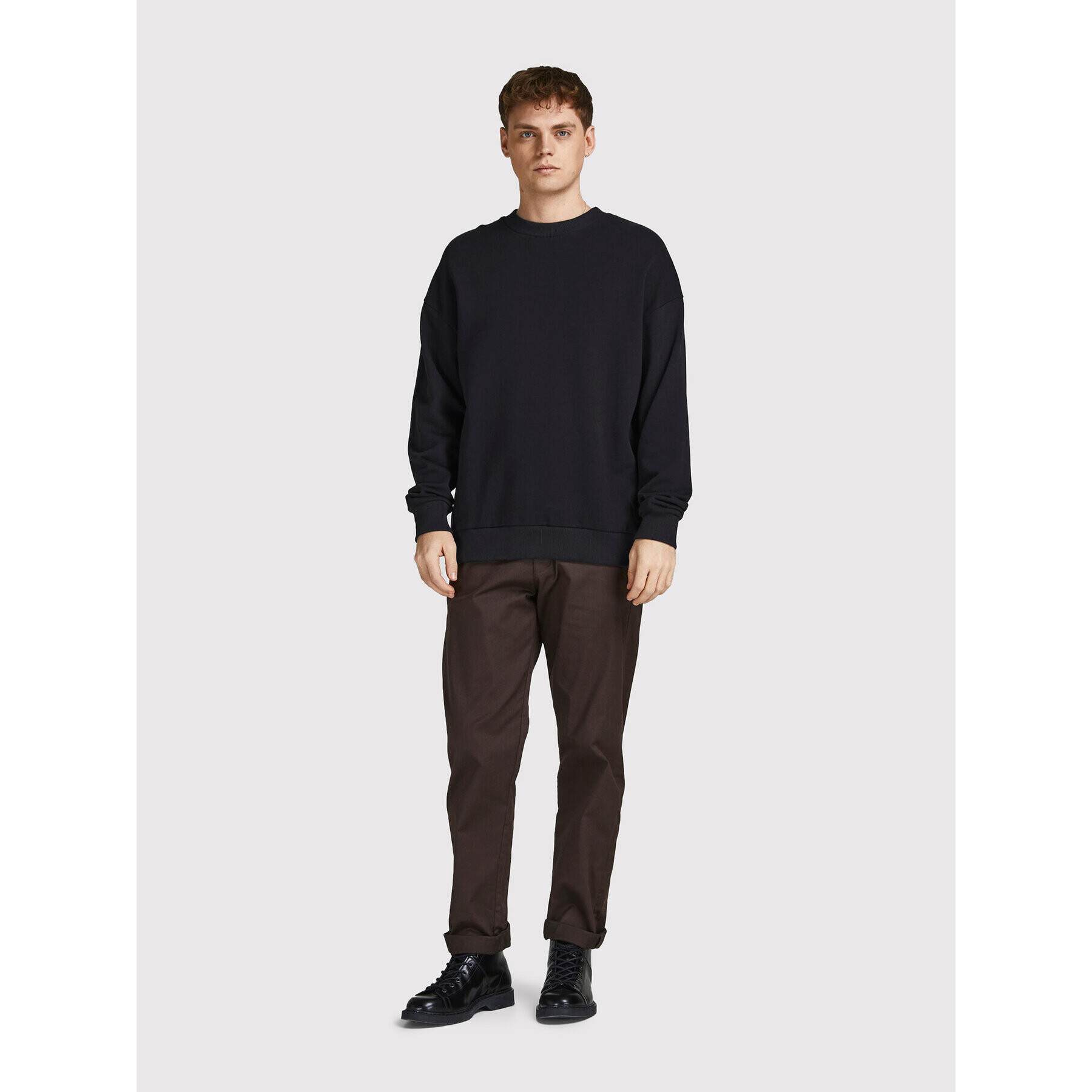 Jack&Jones PREMIUM Mikina Blakam 12206439 Černá Oversize - Pepit.cz