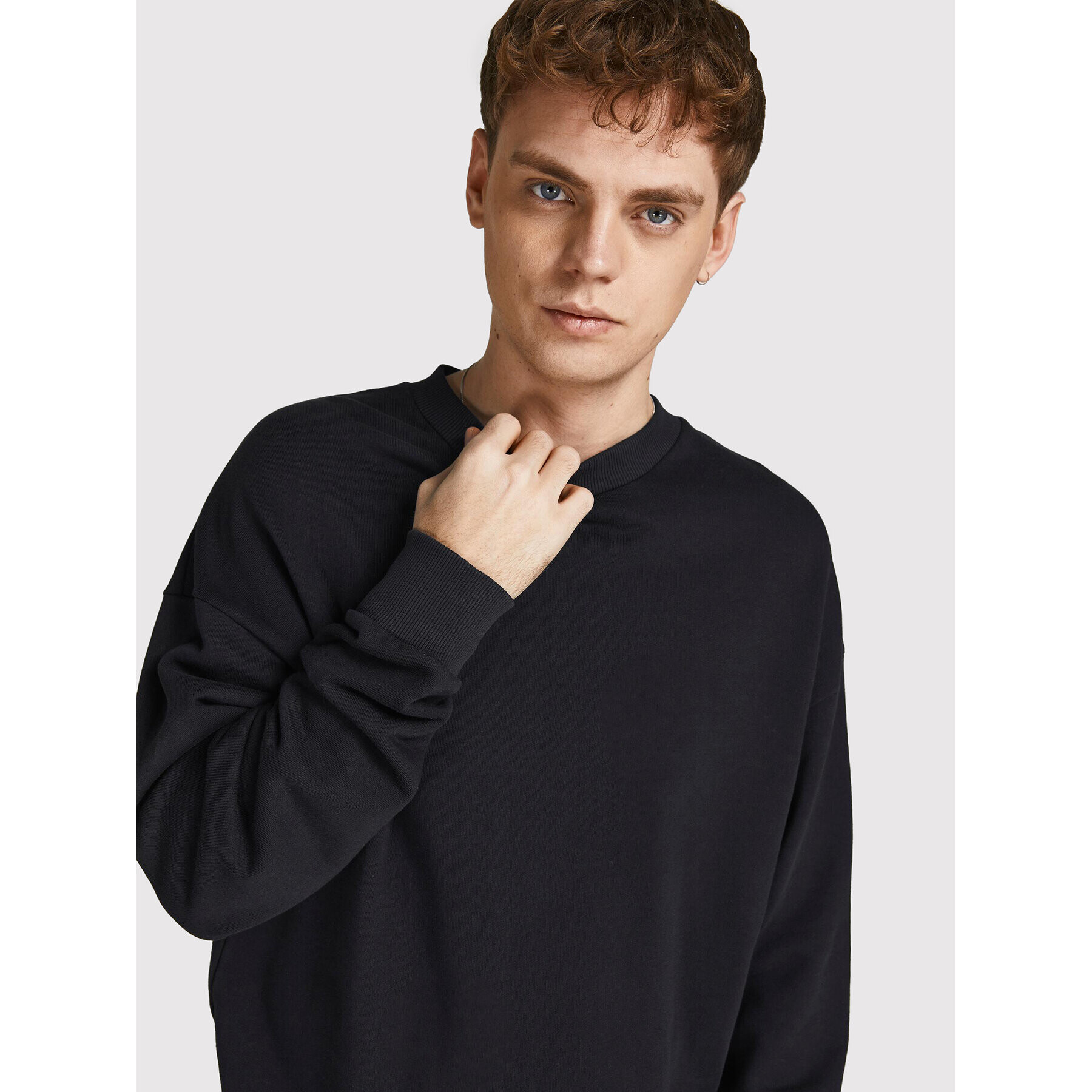 Jack&Jones PREMIUM Mikina Blakam 12206439 Černá Oversize - Pepit.cz