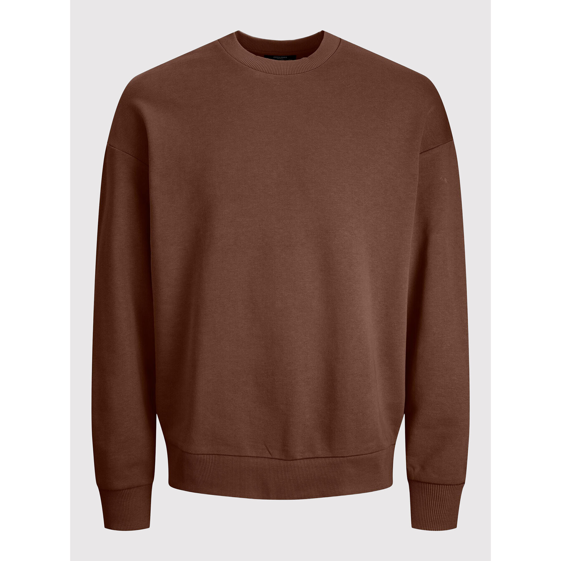 Jack&Jones PREMIUM Mikina Blakam 12206439 Hnědá Oversize - Pepit.cz