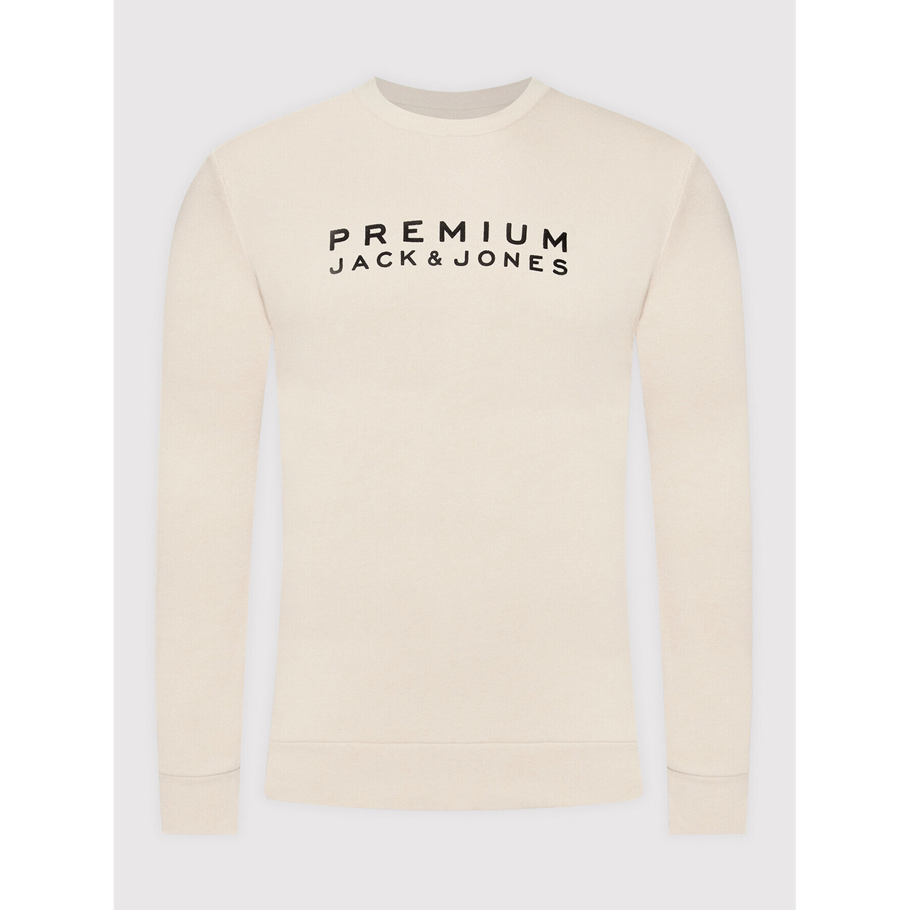 Jack&Jones PREMIUM Mikina Blalogo 12195086 Béžová Regular Fit - Pepit.cz