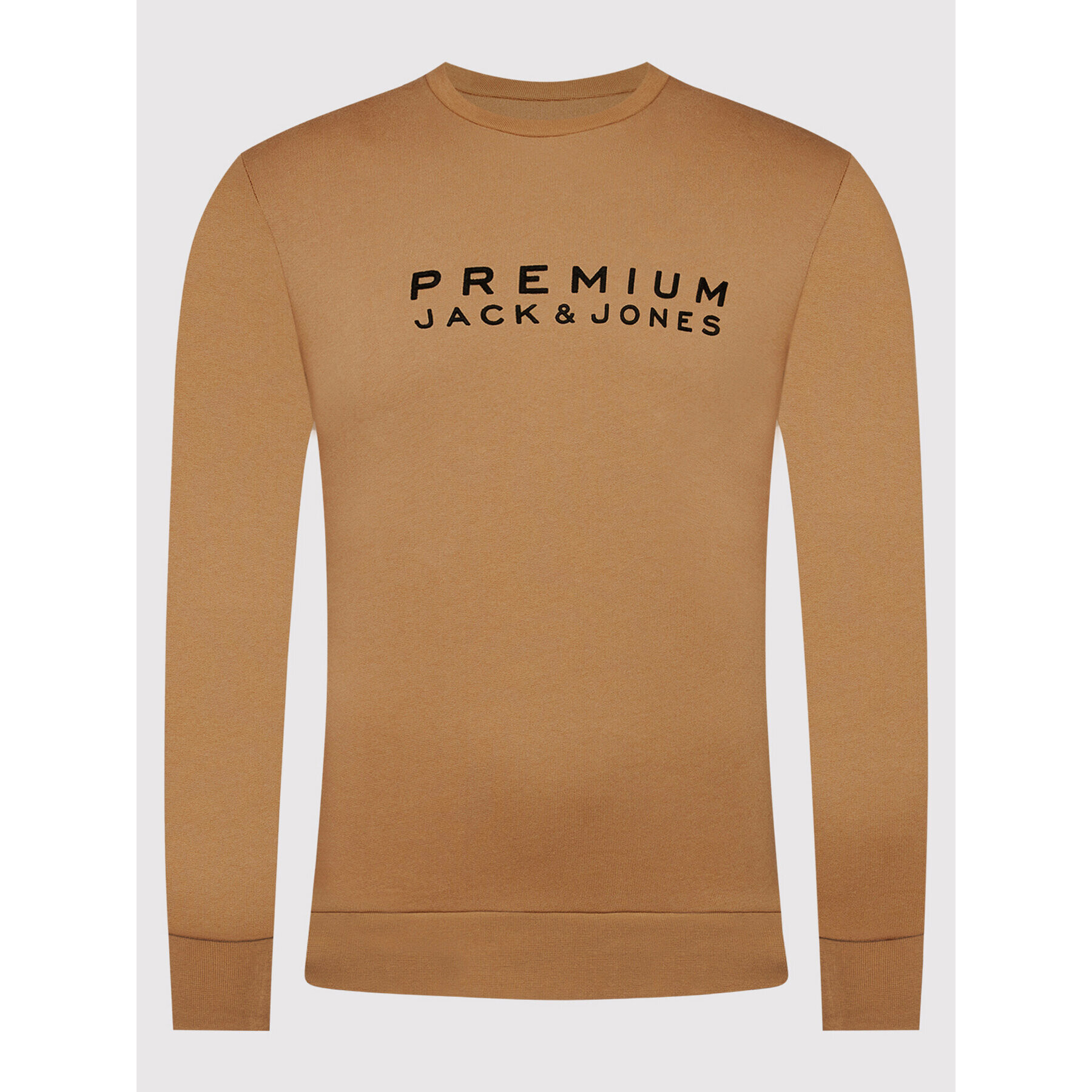 Jack&Jones PREMIUM Mikina Blalogo 12195086 Hnědá Regular Fit - Pepit.cz