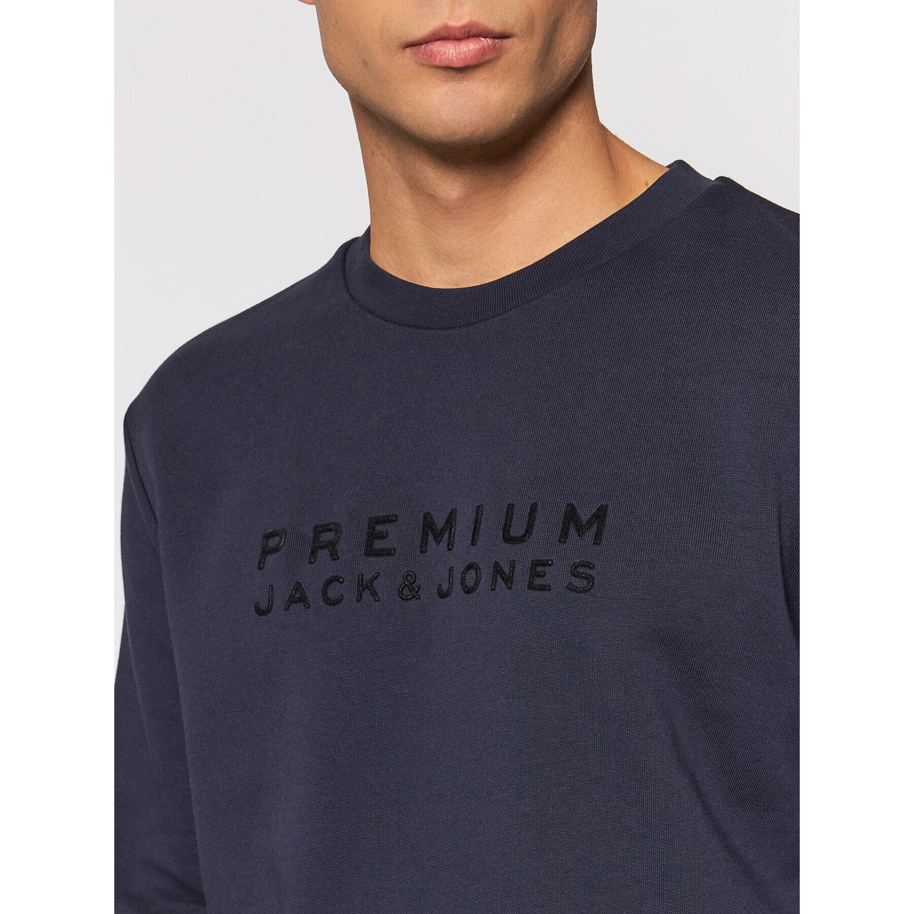 Jack&Jones PREMIUM Mikina Blalogo 12195086 Tmavomodrá Regular Fit - Pepit.cz