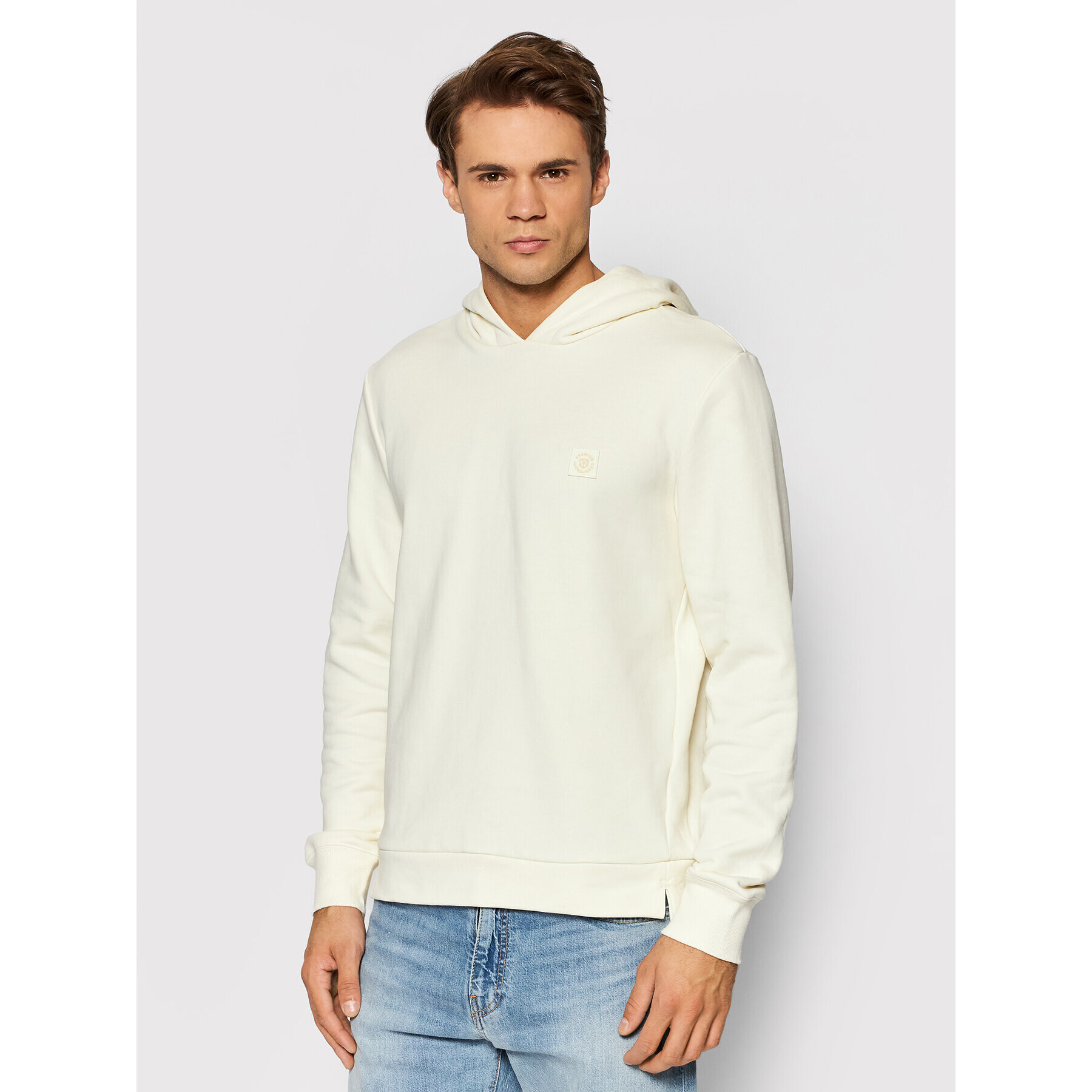 Jack&Jones PREMIUM Mikina Blastudio 12188033 Béžová Regular Fit - Pepit.cz