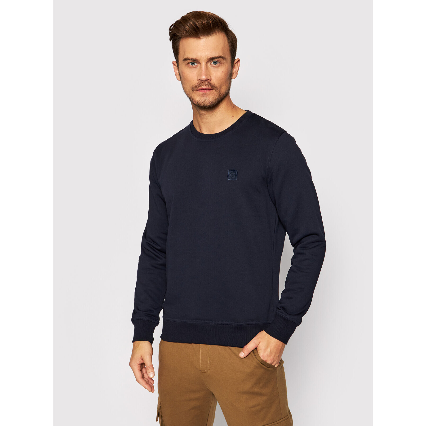 Jack&Jones PREMIUM Mikina Blastudio 12189811 Tmavomodrá Regular Fit - Pepit.cz