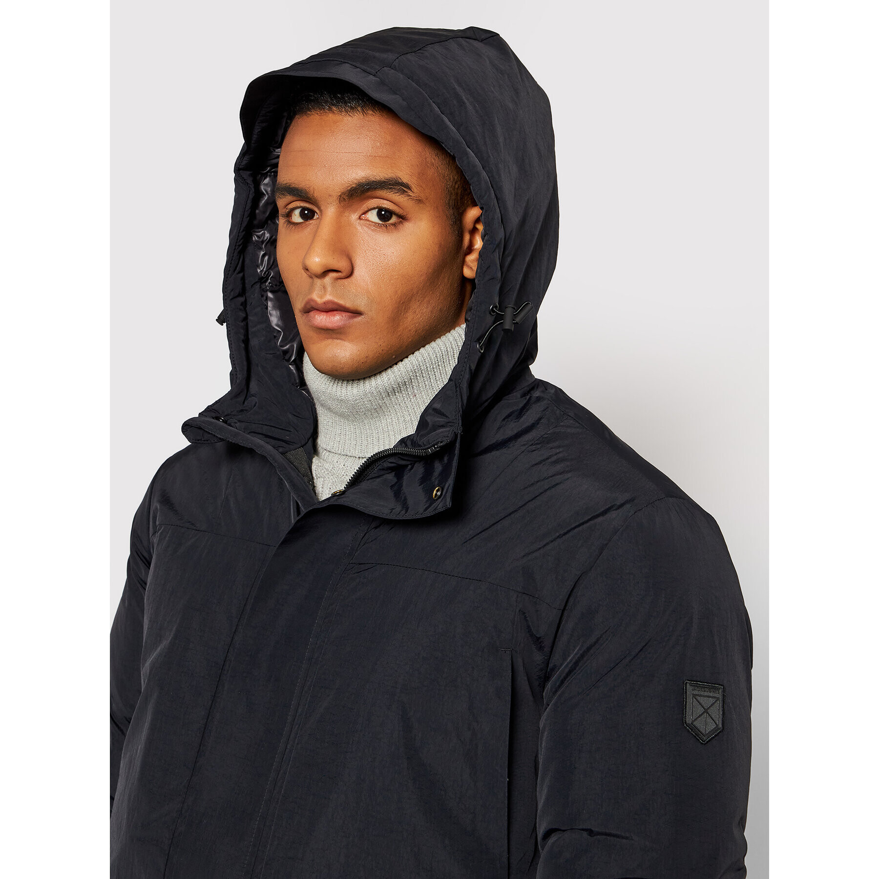 Jack&Jones PREMIUM Parka Harold 12192814 Černá Regular Fit - Pepit.cz