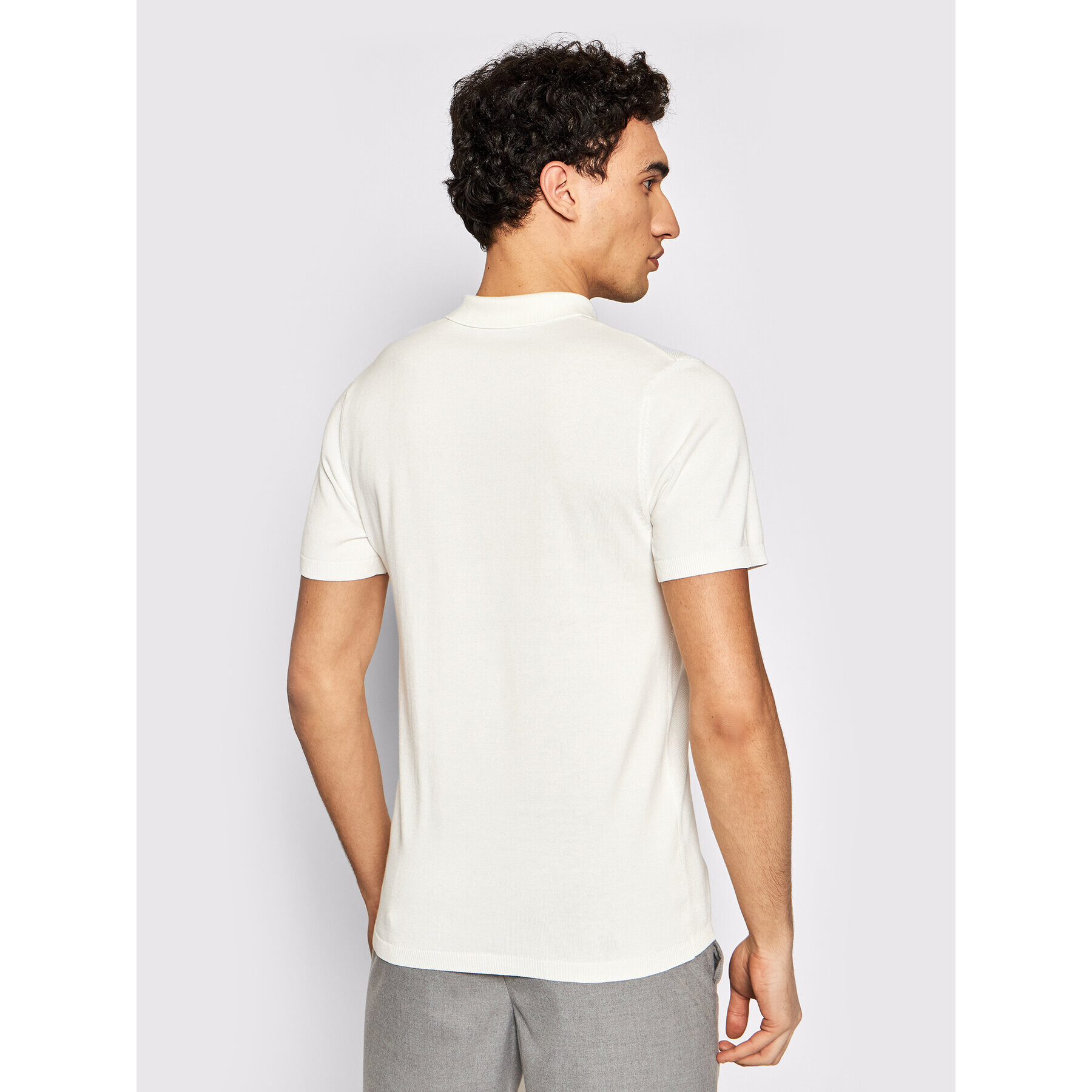 Jack&Jones PREMIUM Polokošile Blabowie 12187456 Bílá Regular Fit - Pepit.cz