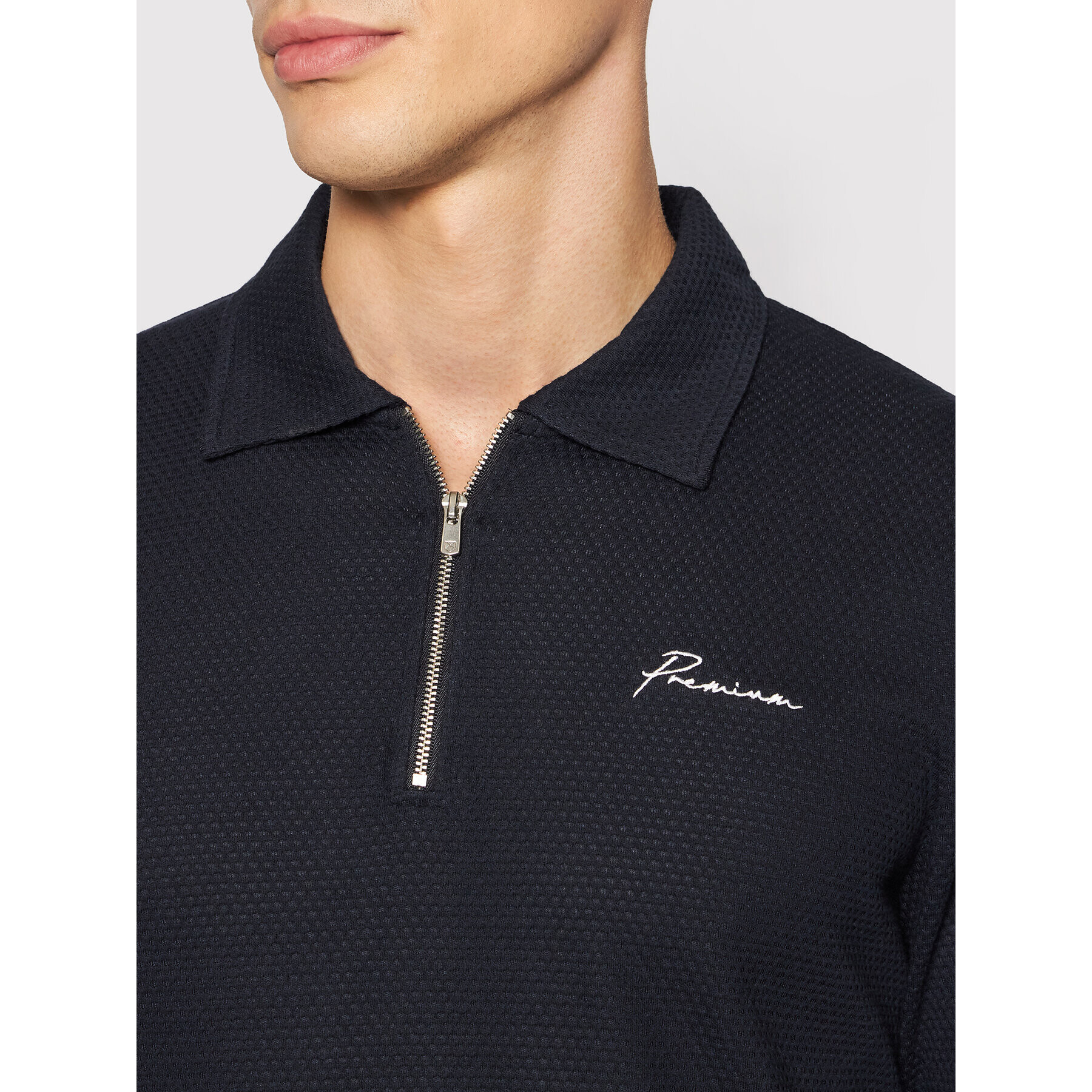 Jack&Jones PREMIUM Polokošile Blafranco 12195724 Tmavomodrá Regular Fit - Pepit.cz