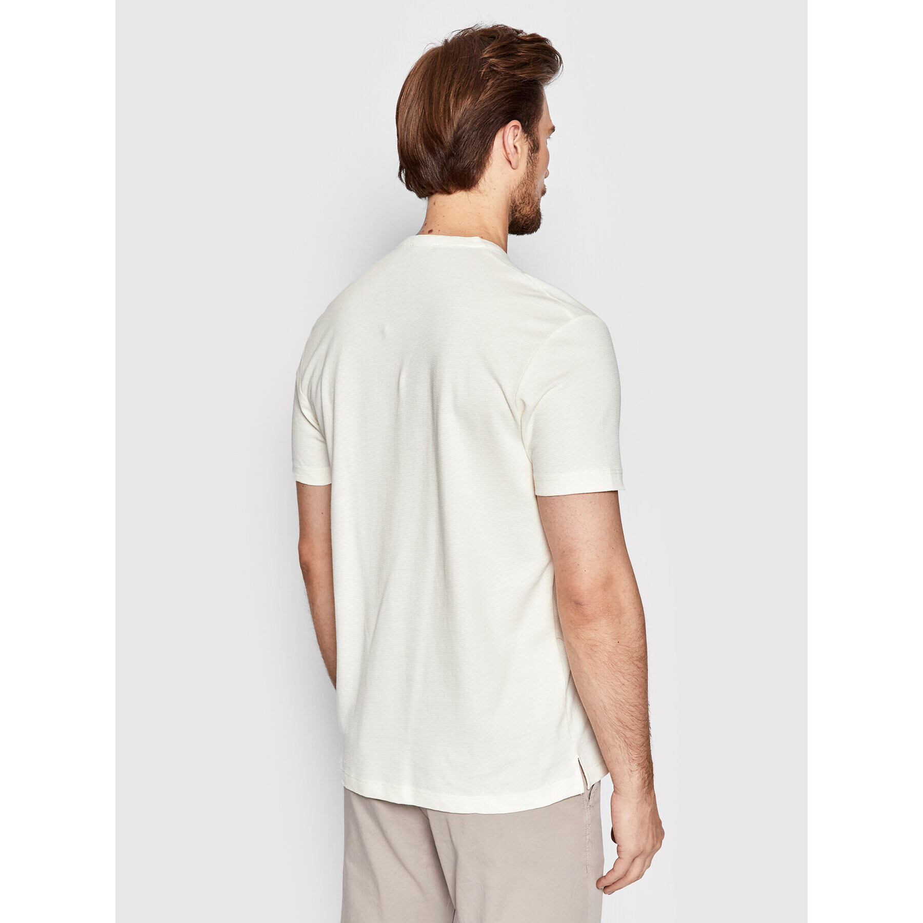 Jack&Jones PREMIUM Polokošile Structure 12213323 Bílá Regular Fit - Pepit.cz