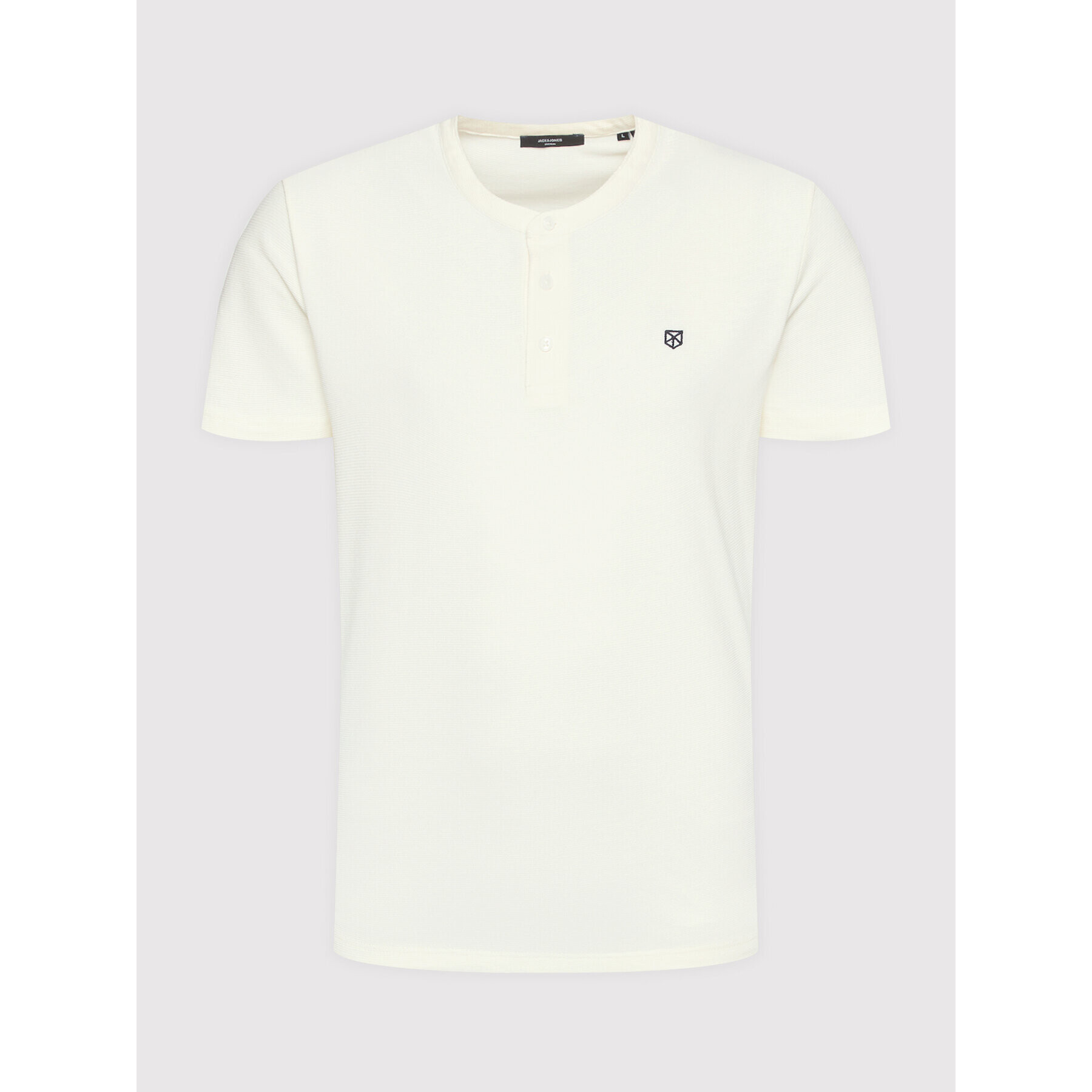 Jack&Jones PREMIUM Polokošile Structure 12213323 Bílá Regular Fit - Pepit.cz