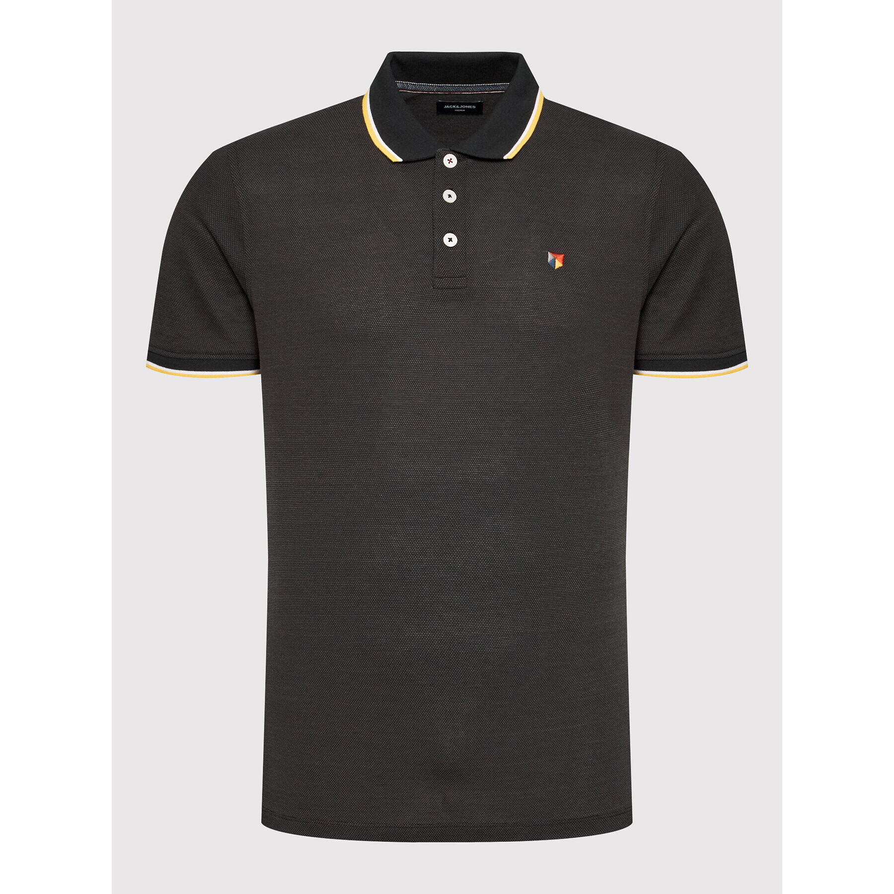 Jack&Jones PREMIUM Polokošile Win 12169064 Černá Regular Fit - Pepit.cz