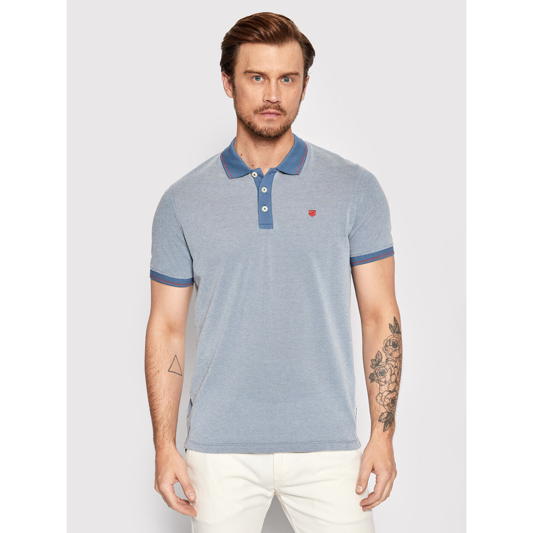 Jack&Jones PREMIUM Polokošile Win 12169064 Modrá Regular Fit - Pepit.cz