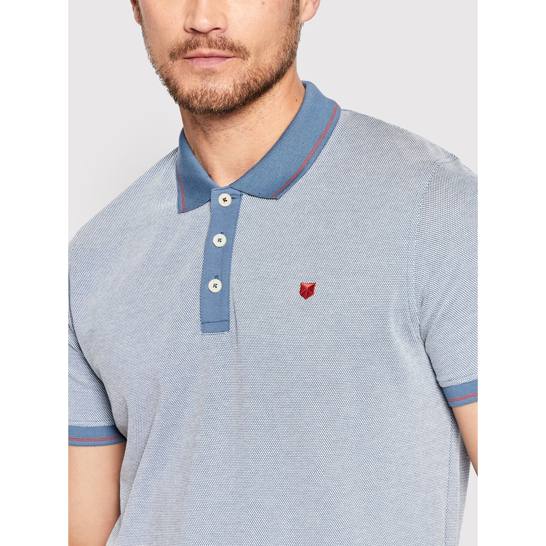 Jack&Jones PREMIUM Polokošile Win 12169064 Modrá Regular Fit - Pepit.cz