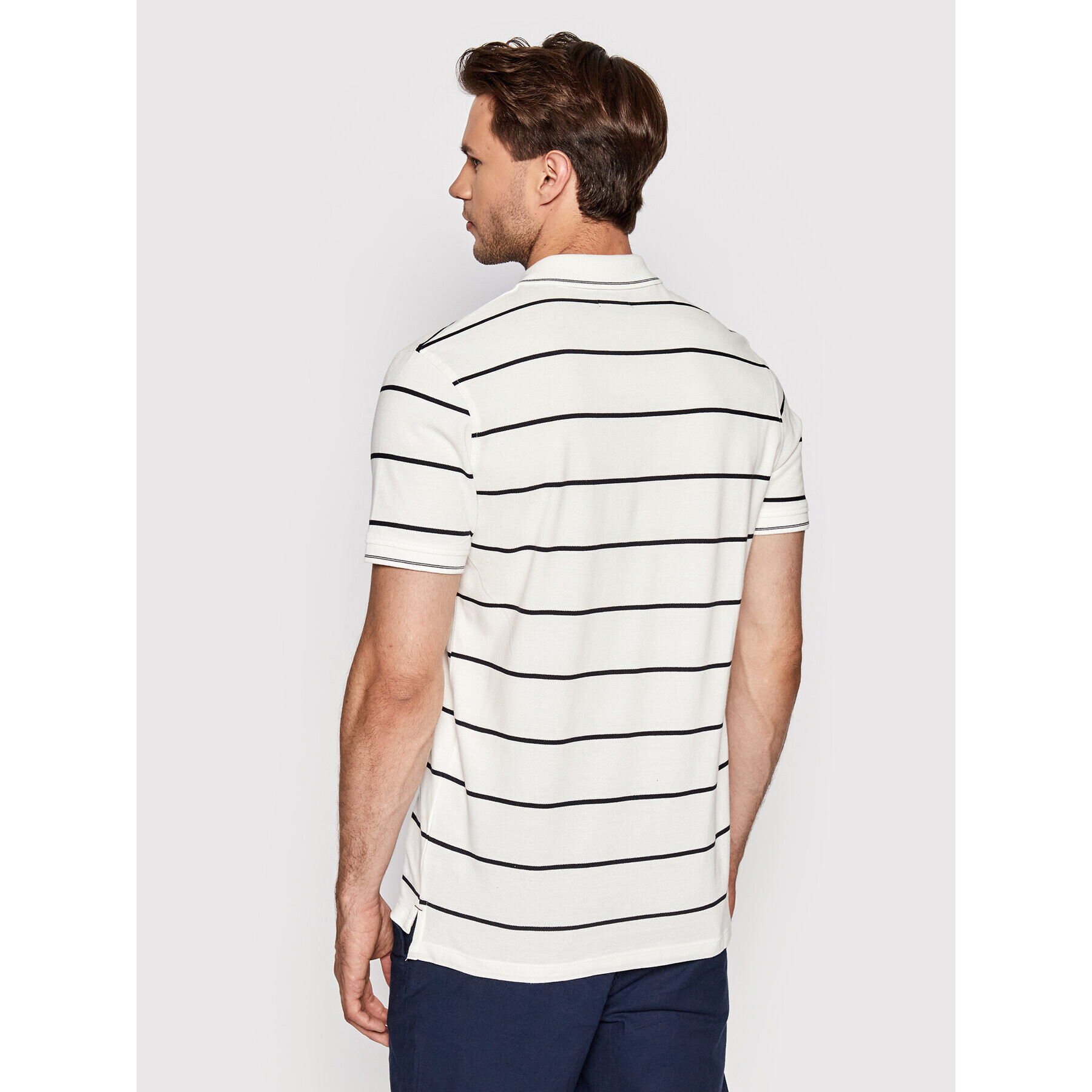 Jack&Jones PREMIUM Polokošile Win 12190262 Bílá Regular Fit - Pepit.cz