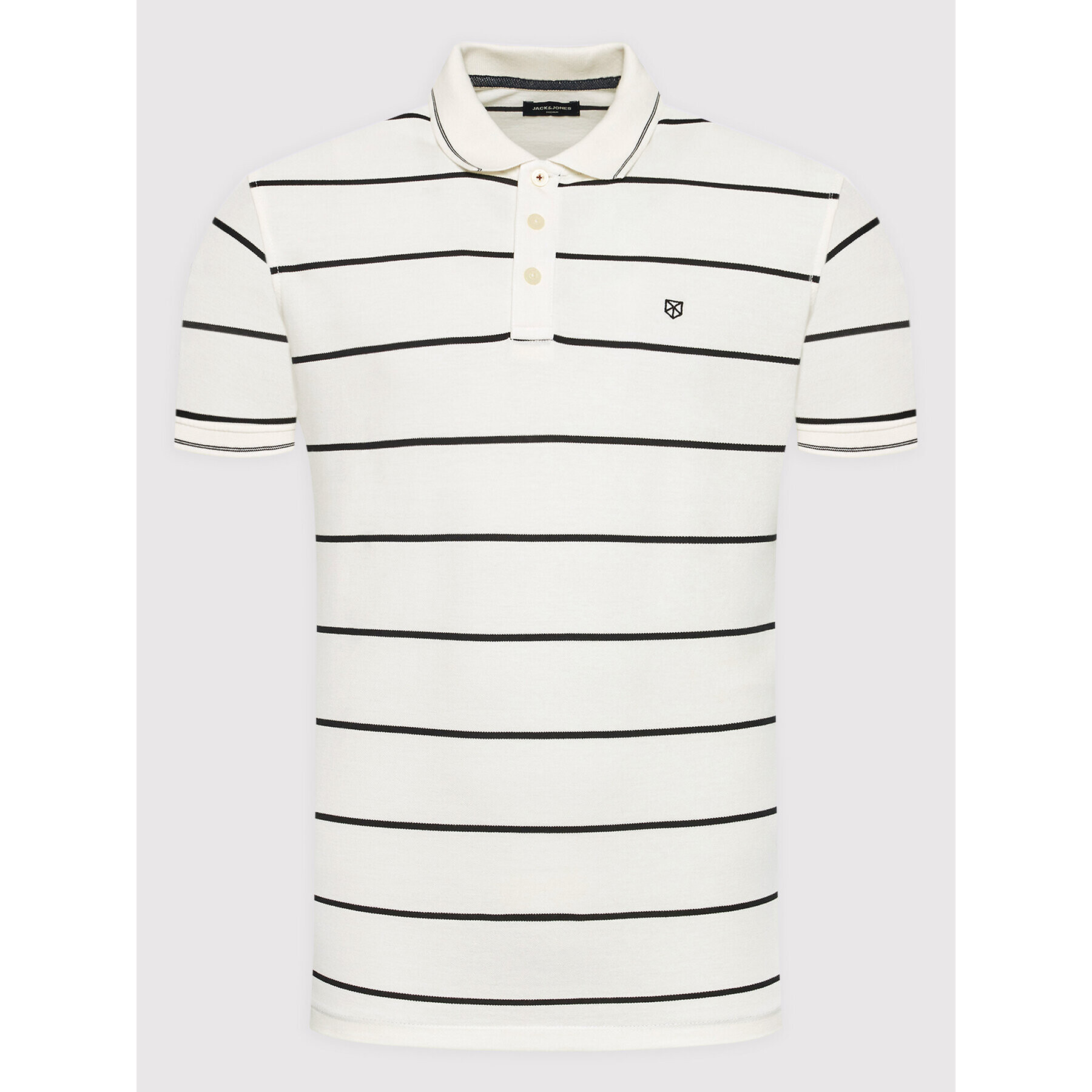 Jack&Jones PREMIUM Polokošile Win 12190262 Bílá Regular Fit - Pepit.cz