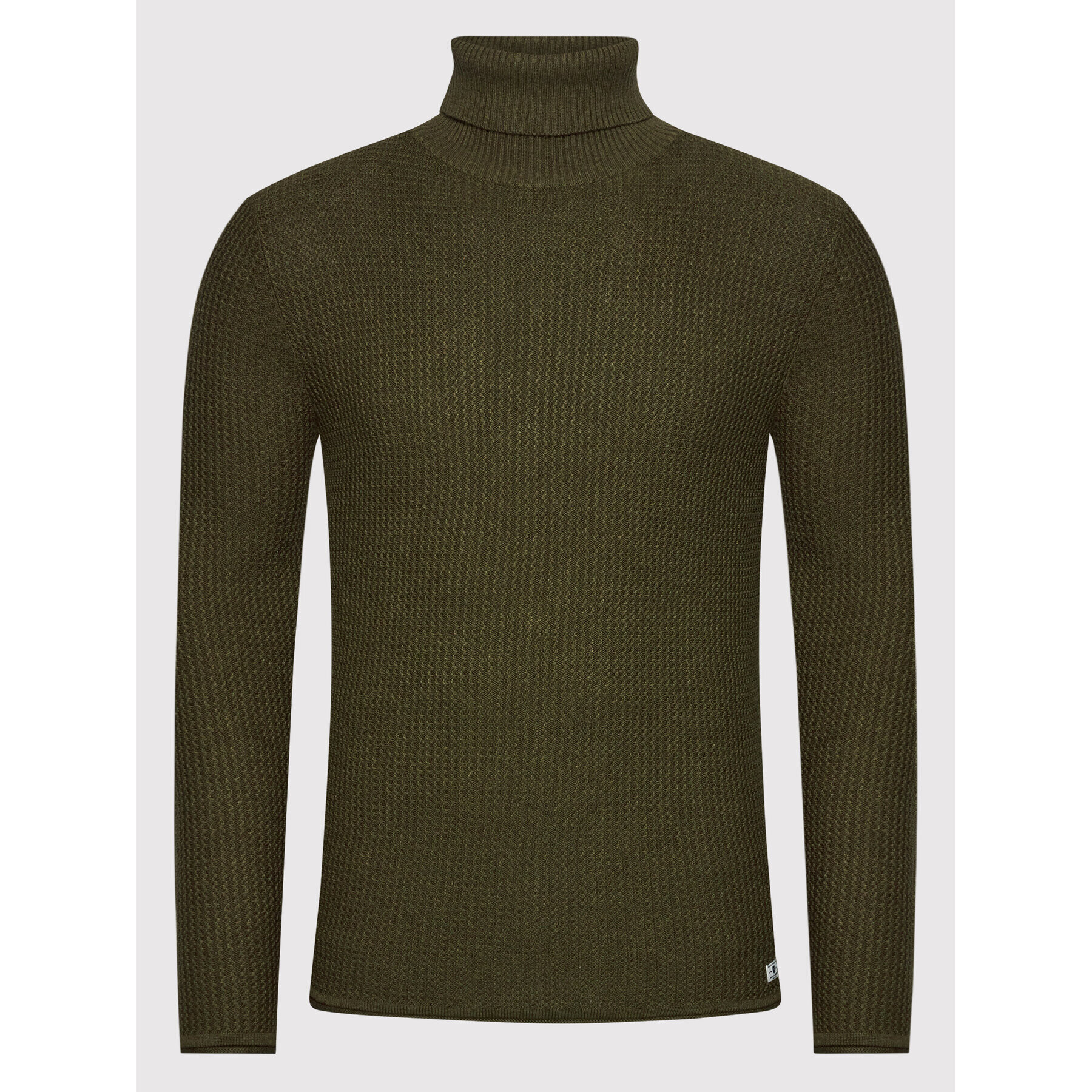 Jack&Jones PREMIUM Rolák Blucarlons Knit 12199940 Zelená Slim Fit - Pepit.cz