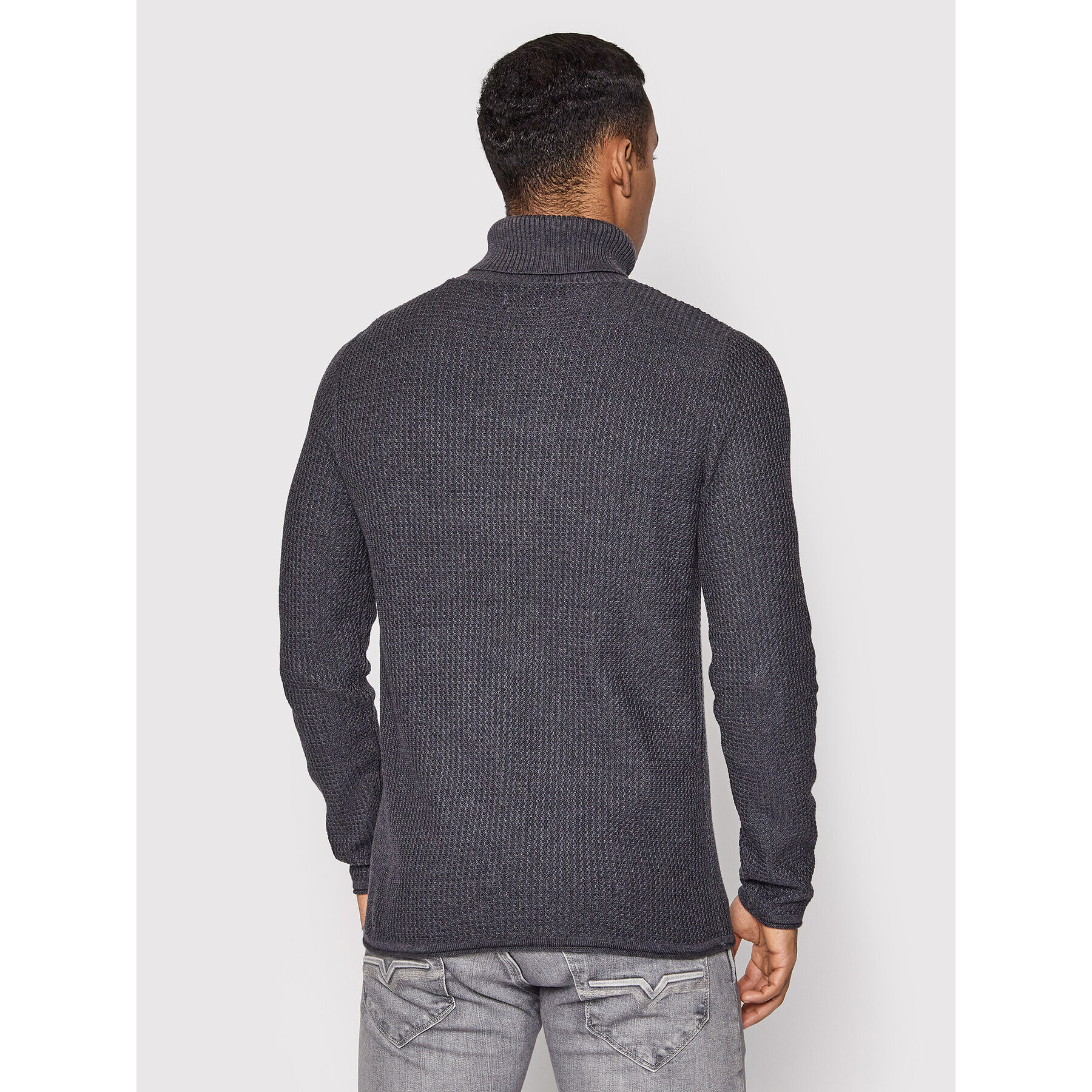 Jack&Jones PREMIUM Rolák Blucarlos 12199940 Šedá Regular Fit - Pepit.cz