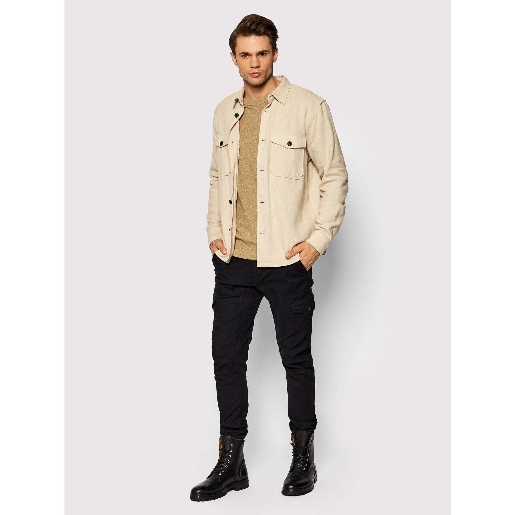 Jack&Jones PREMIUM S dlouhým rukávem Blubowery 12199731 Žlutá Classic Fit - Pepit.cz