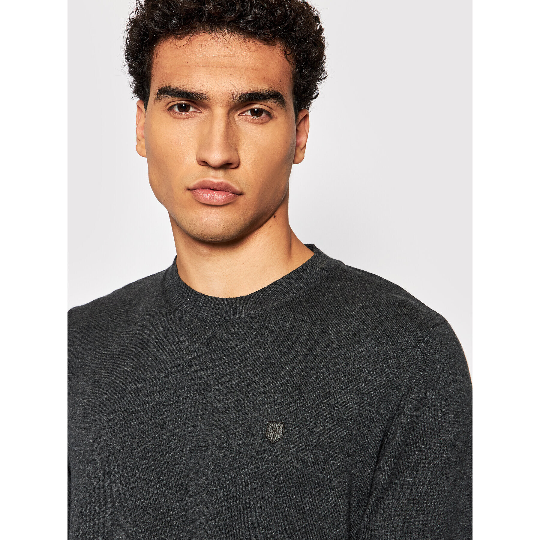 Jack&Jones PREMIUM Svetr Bluray 12192311 Šedá Regular Fit - Pepit.cz