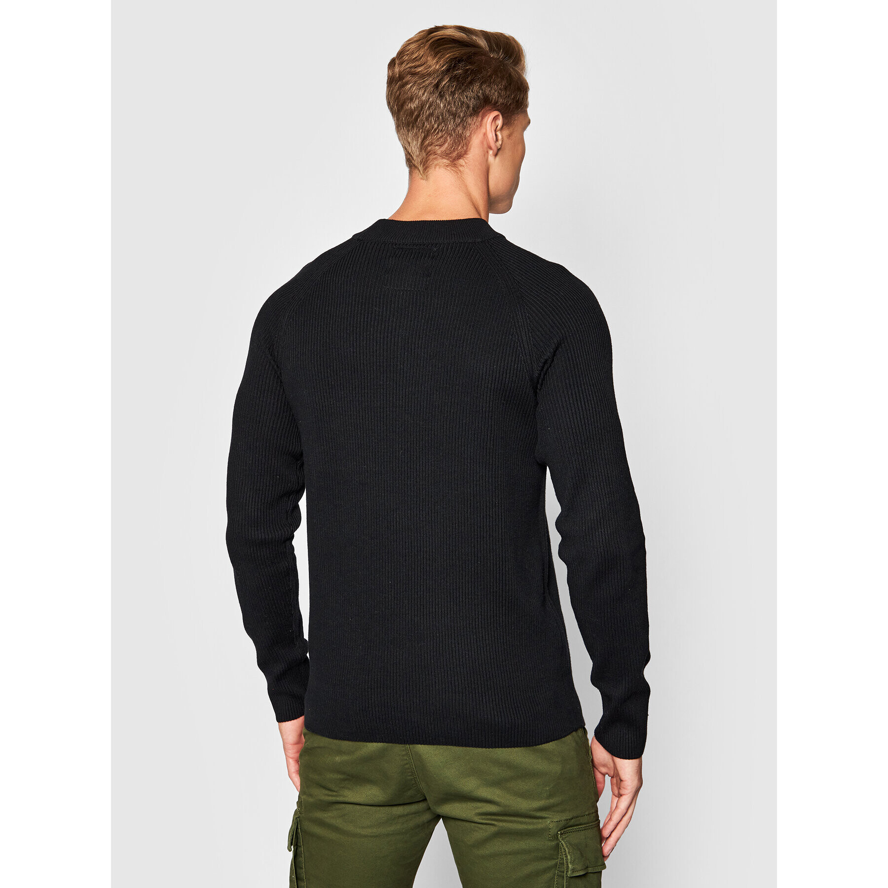 Jack&Jones PREMIUM Svetr Perfect 12193517 Černá Regular Fit - Pepit.cz