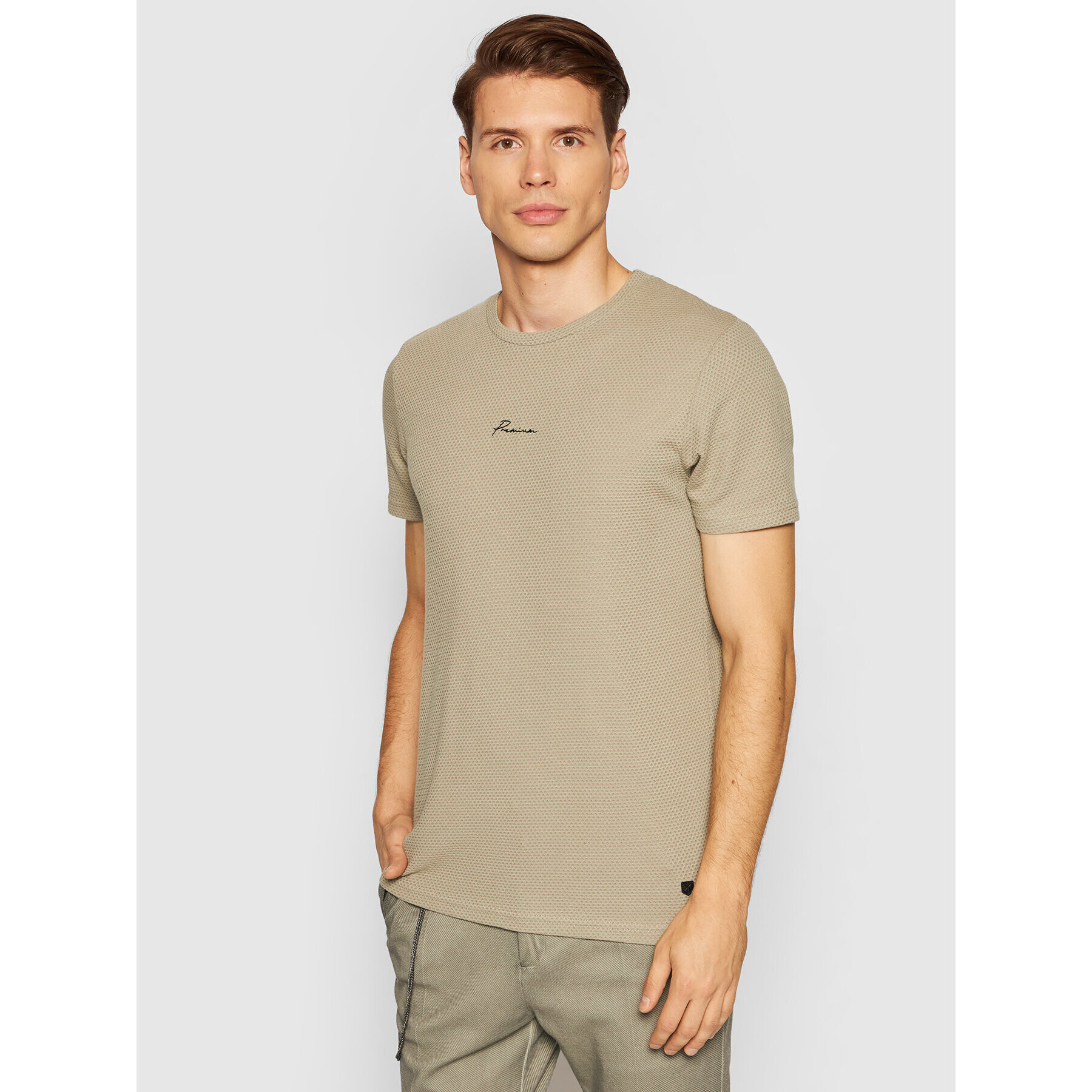 Jack&Jones PREMIUM T-Shirt Blafranco 12175825 Zelená Regular Fit - Pepit.cz