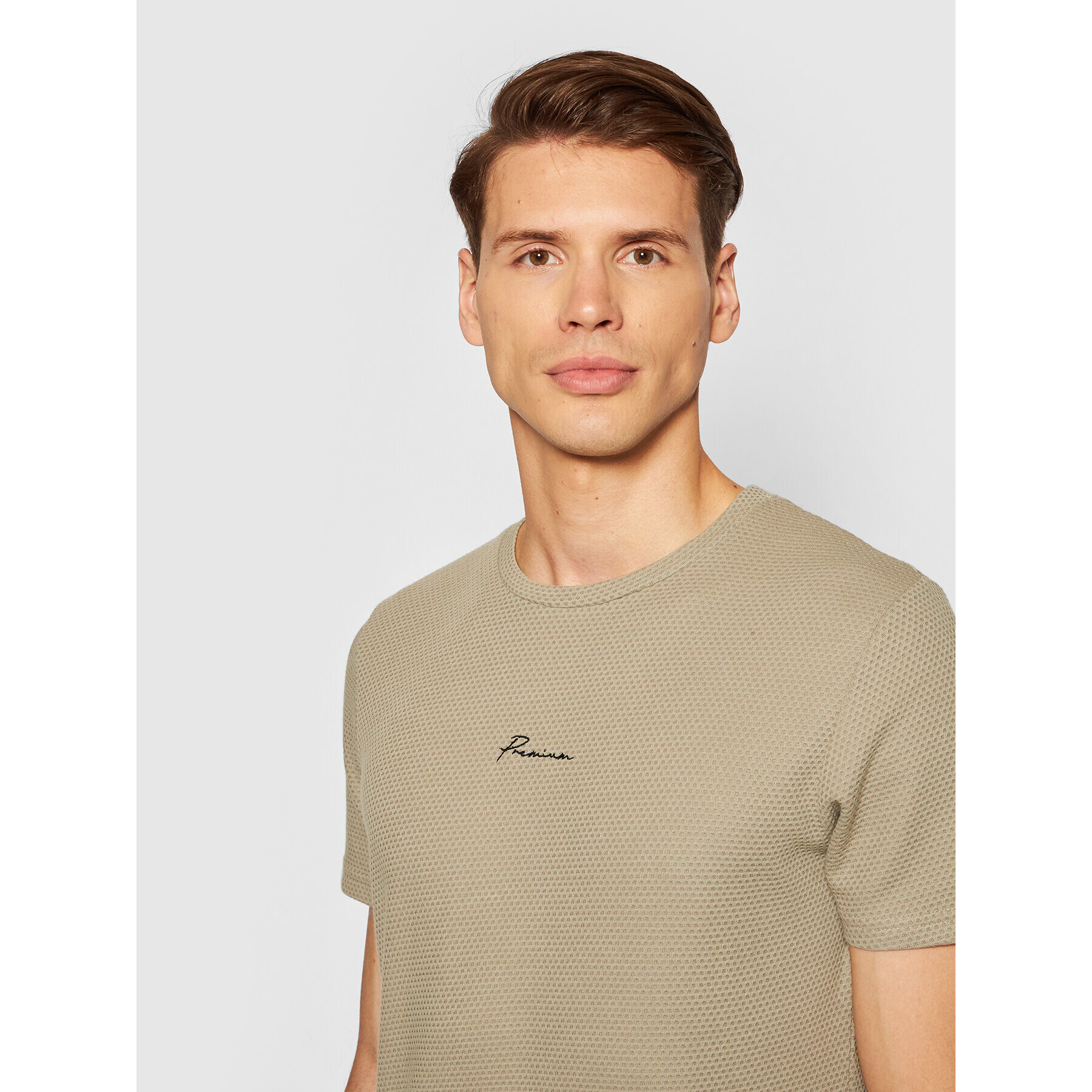 Jack&Jones PREMIUM T-Shirt Blafranco 12175825 Zelená Regular Fit - Pepit.cz