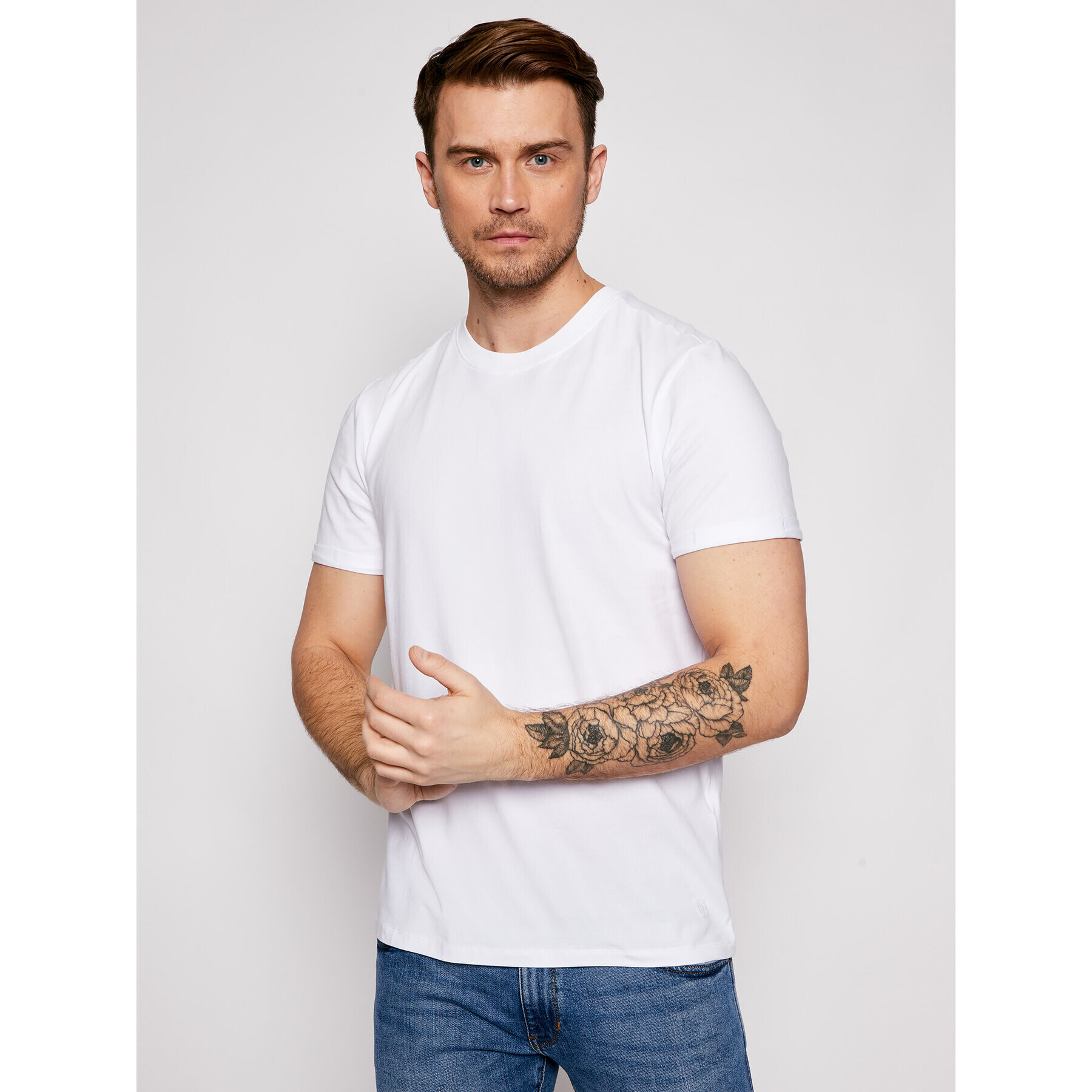 Jack&Jones PREMIUM T-Shirt Blalogo Spring 12183777 Bílá Regular Fit - Pepit.cz