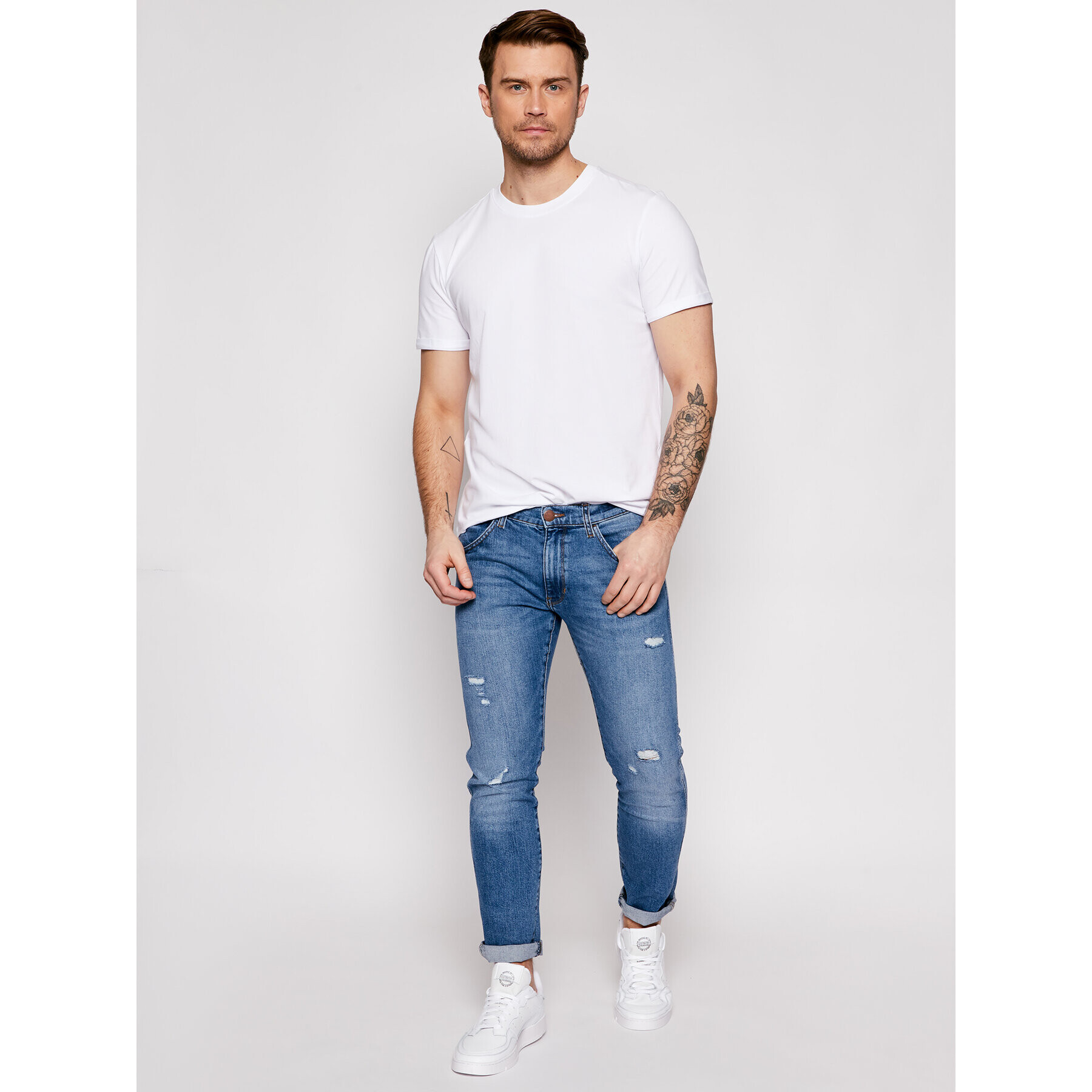 Jack&Jones PREMIUM T-Shirt Blalogo Spring 12183777 Bílá Regular Fit - Pepit.cz