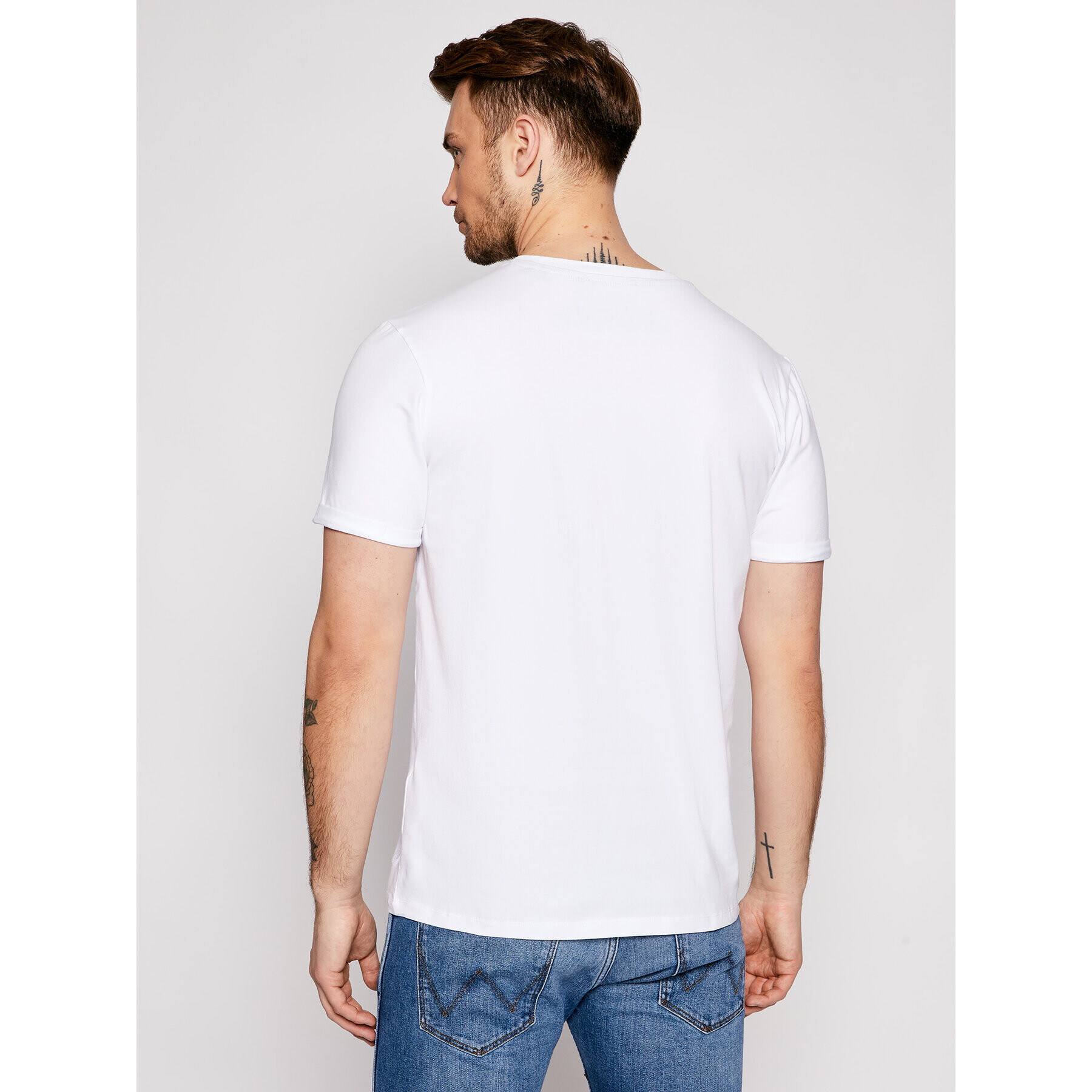 Jack&Jones PREMIUM T-Shirt Blalogo Spring 12183777 Bílá Regular Fit - Pepit.cz