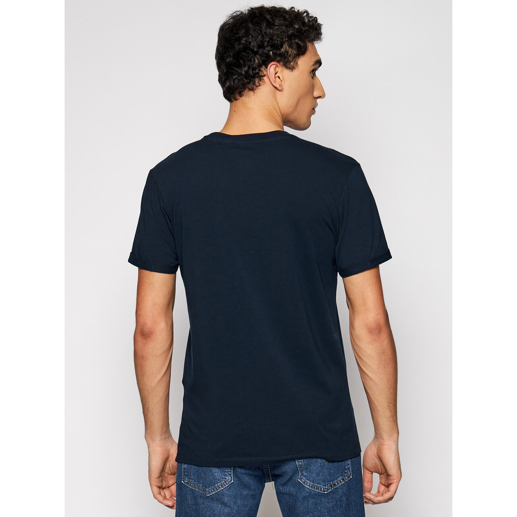 Jack&Jones PREMIUM T-Shirt Blalogo Spring 12183777 Tmavomodrá Regular Fit - Pepit.cz