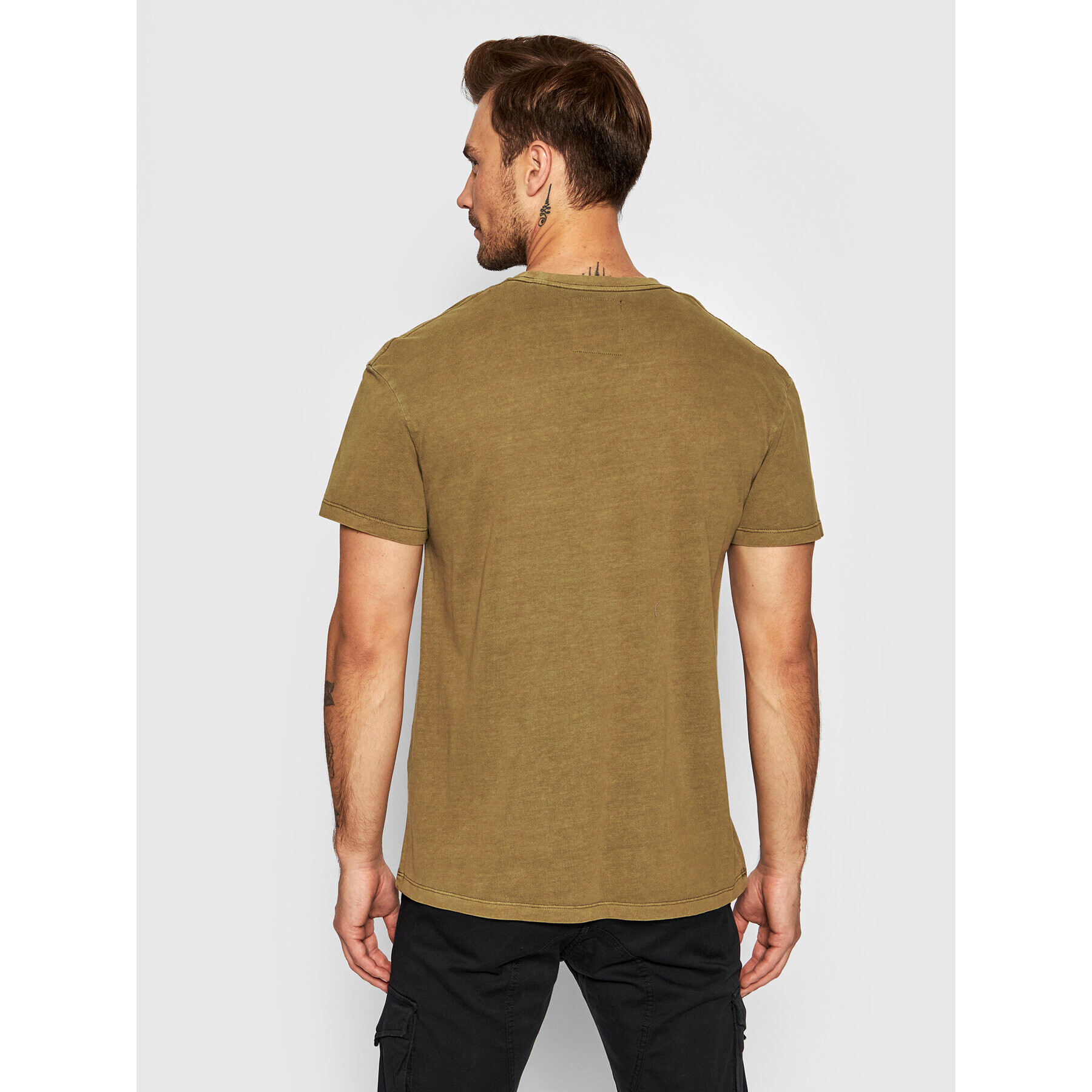 Jack&Jones PREMIUM T-Shirt Blarhett 12191022 Hnědá Relaxed Fit - Pepit.cz