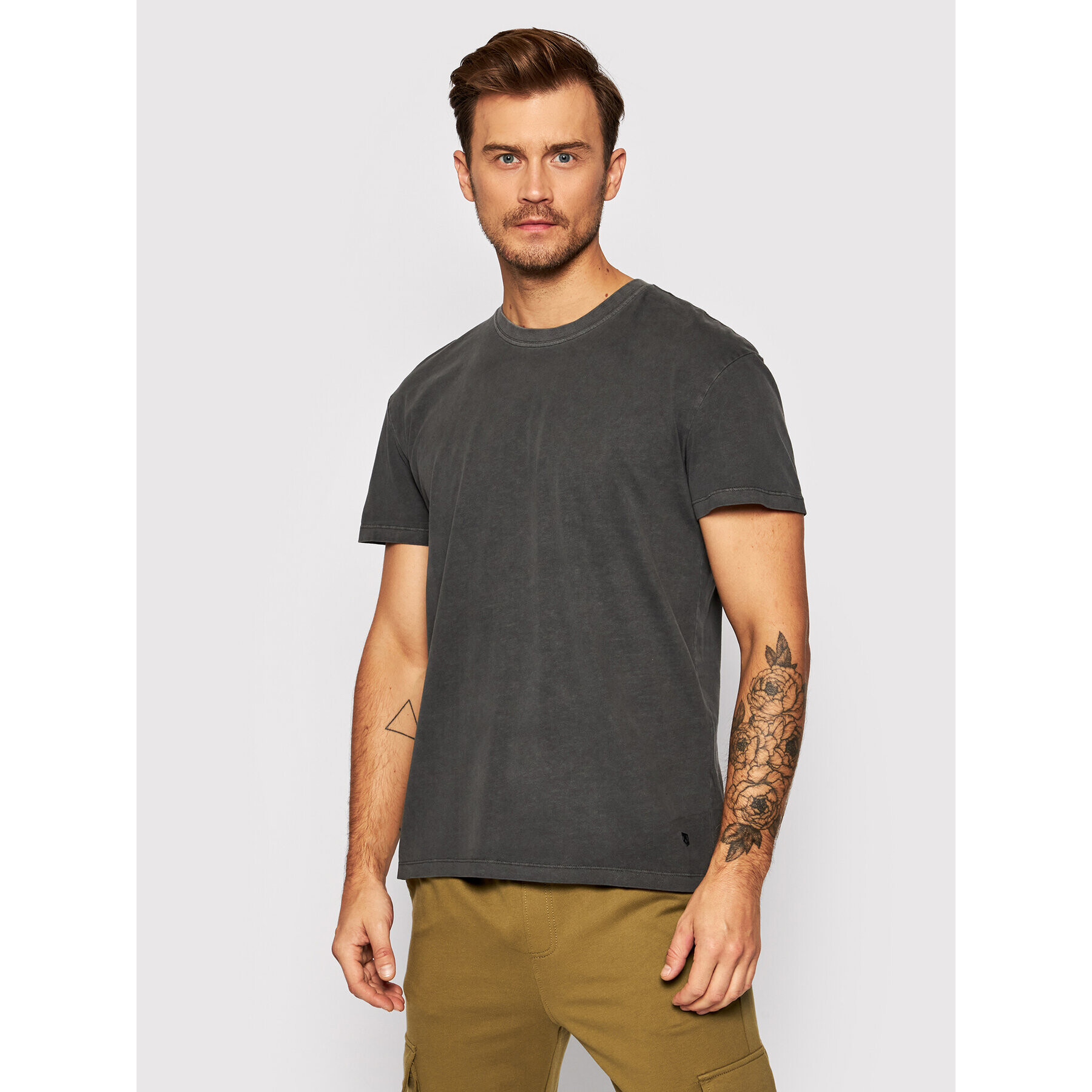 Jack&Jones PREMIUM T-Shirt Blarhett 12191022 Šedá Relaxed Fit - Pepit.cz