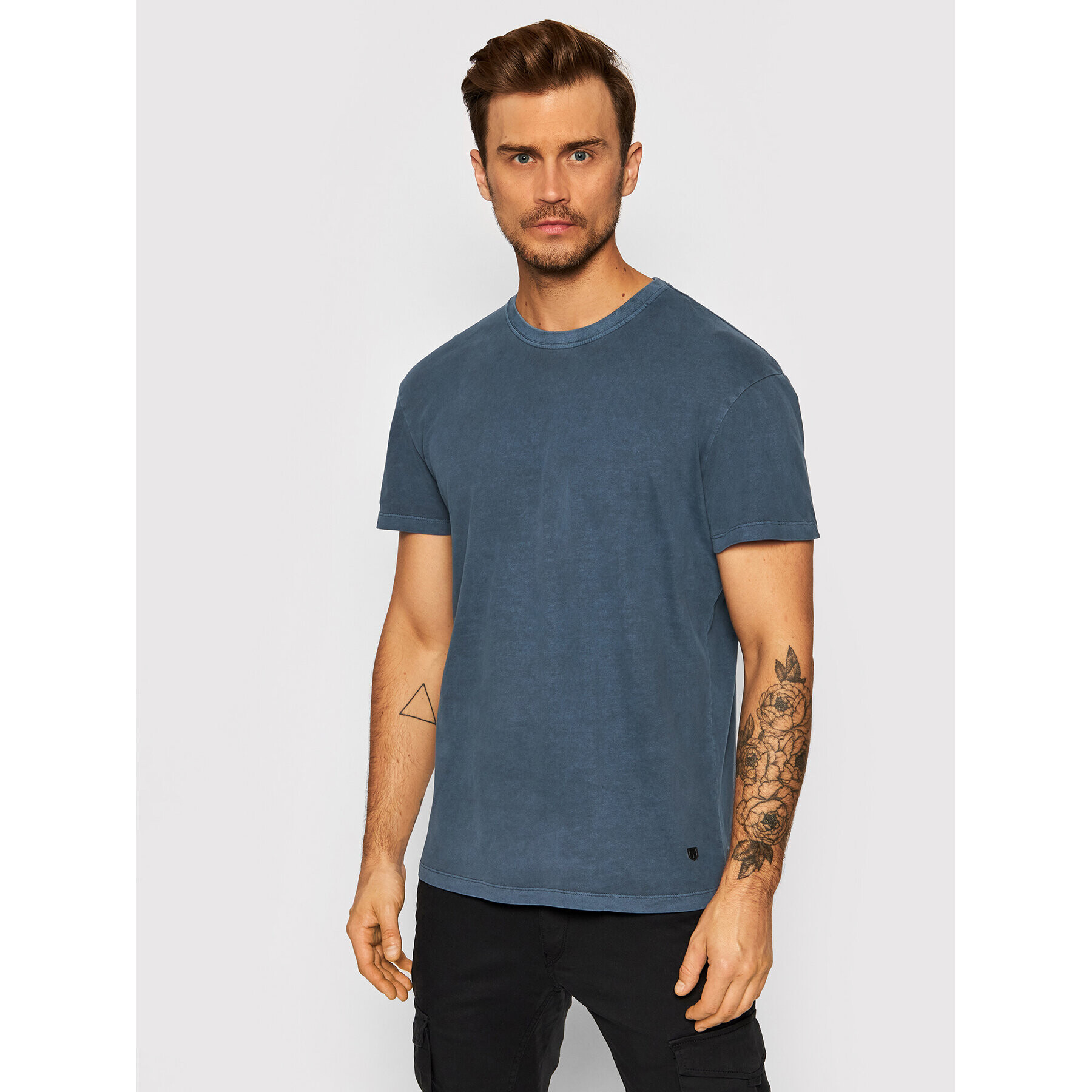 Jack&Jones PREMIUM T-Shirt Blarhett 12191022 Tmavomodrá Relaxed Fit - Pepit.cz