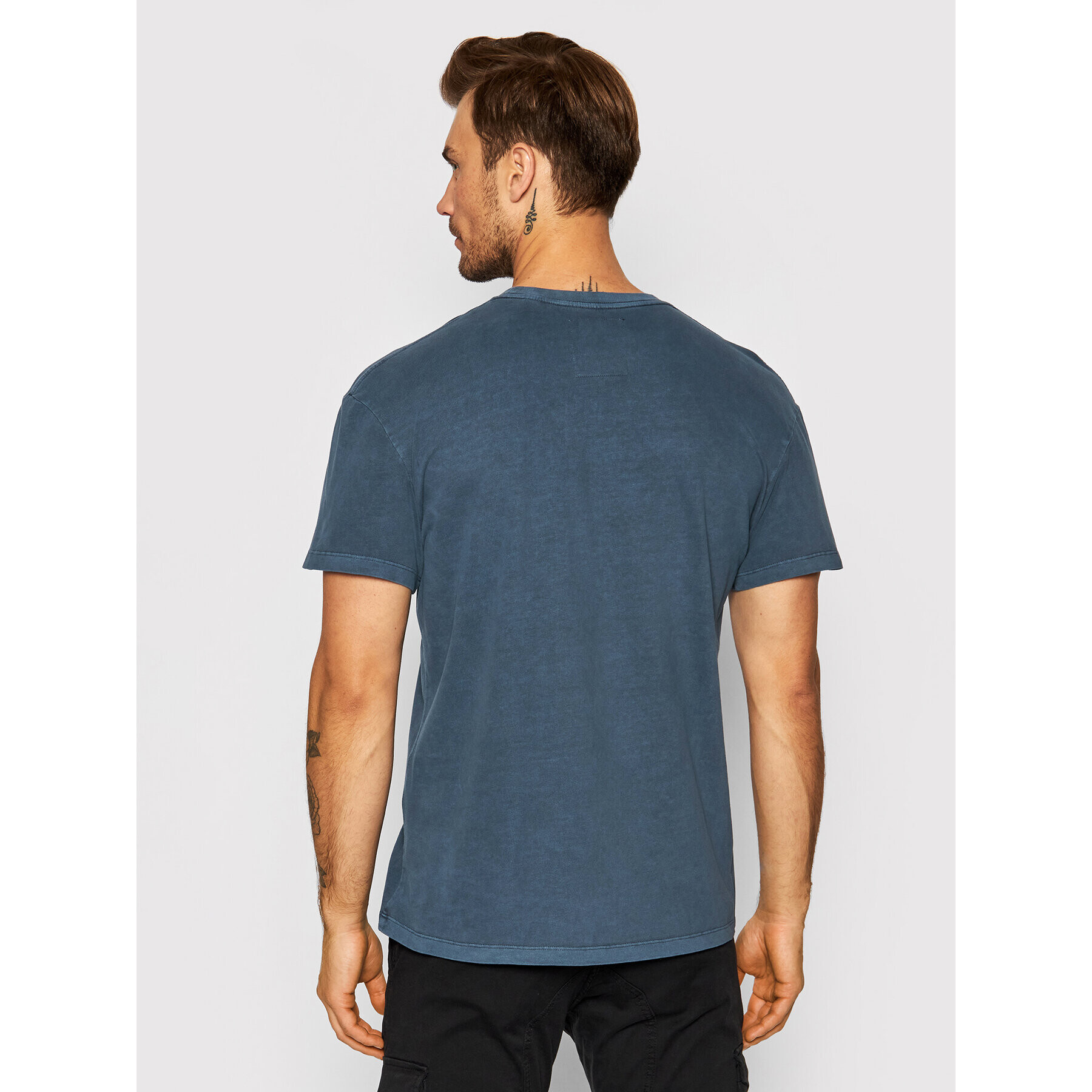 Jack&Jones PREMIUM T-Shirt Blarhett 12191022 Tmavomodrá Relaxed Fit - Pepit.cz