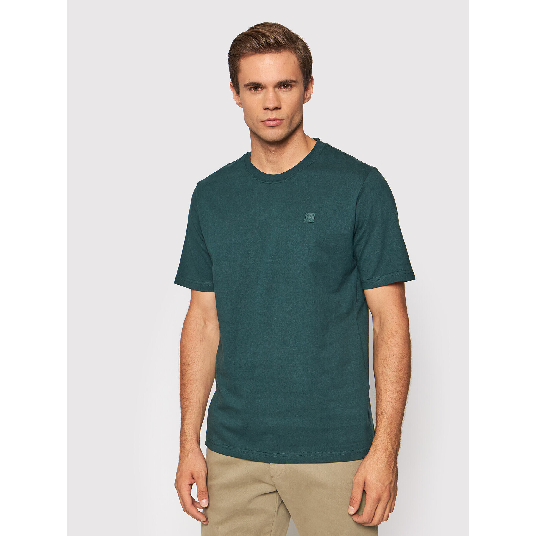 Jack&Jones PREMIUM T-Shirt Blastudio 12188041 Zelená Regular Fit - Pepit.cz