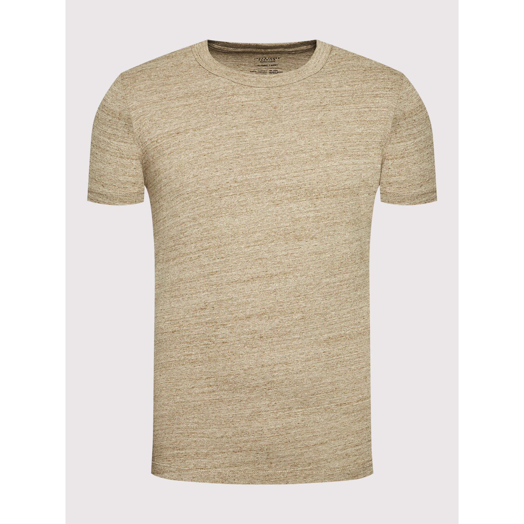 Jack&Jones PREMIUM T-Shirt Blubowery 12194103 Hnědá Regular Fit - Pepit.cz