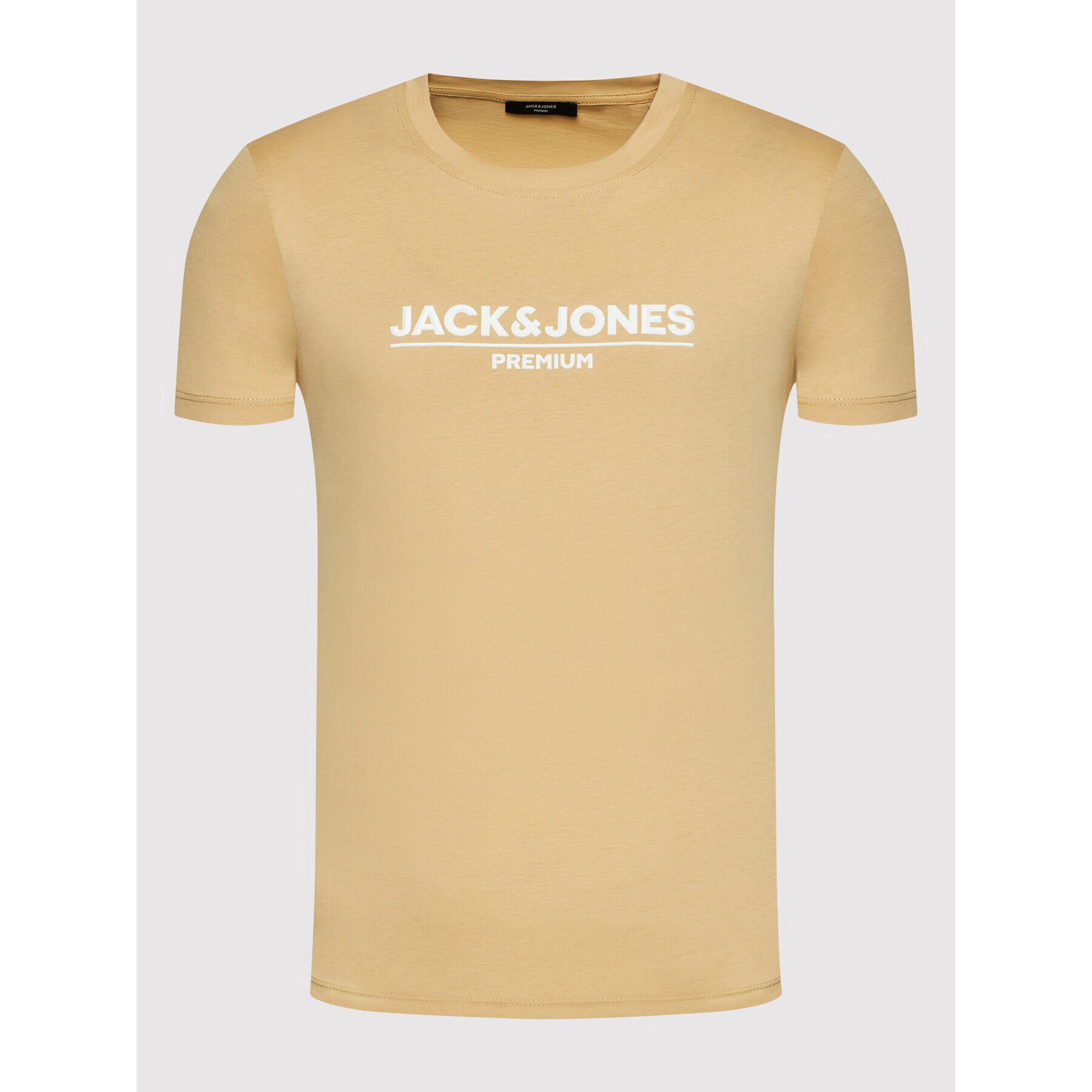 Jack&Jones PREMIUM T-Shirt Branding 12205731 Béžová Regular Fit - Pepit.cz