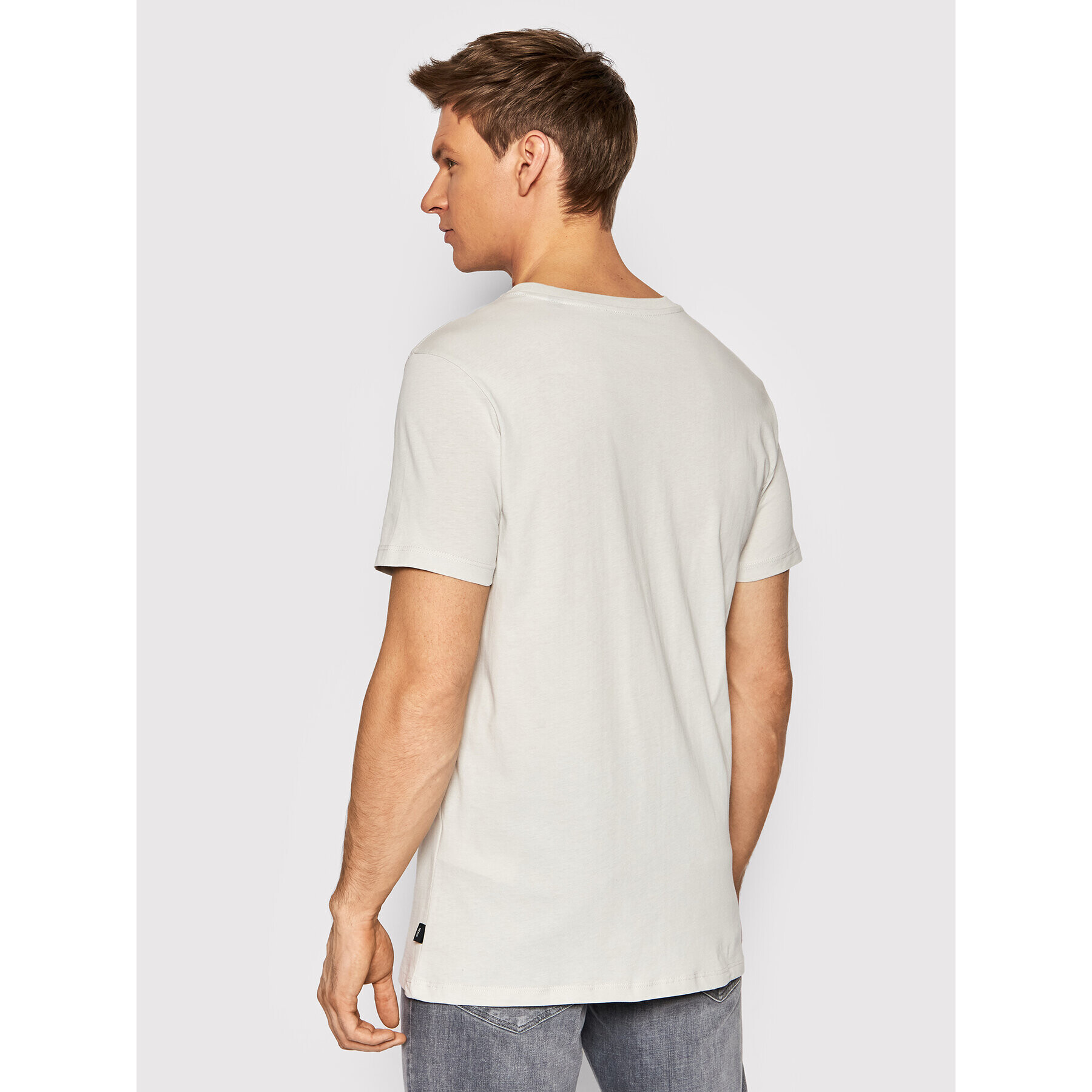 Jack&Jones PREMIUM T-Shirt Branding 12205731 Šedá Regular Fit - Pepit.cz