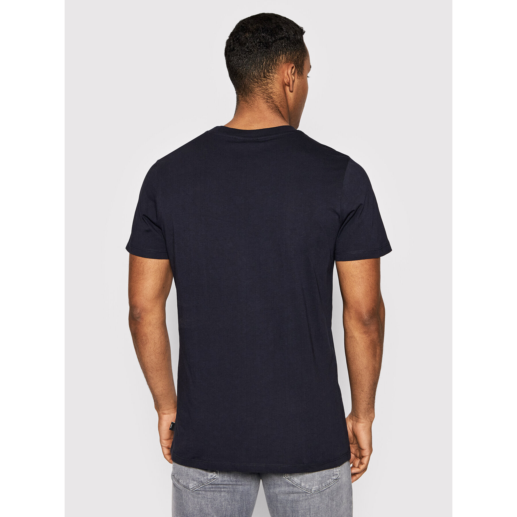 Jack&Jones PREMIUM T-Shirt Branding 12205731 Tmavomodrá Regular Fit - Pepit.cz