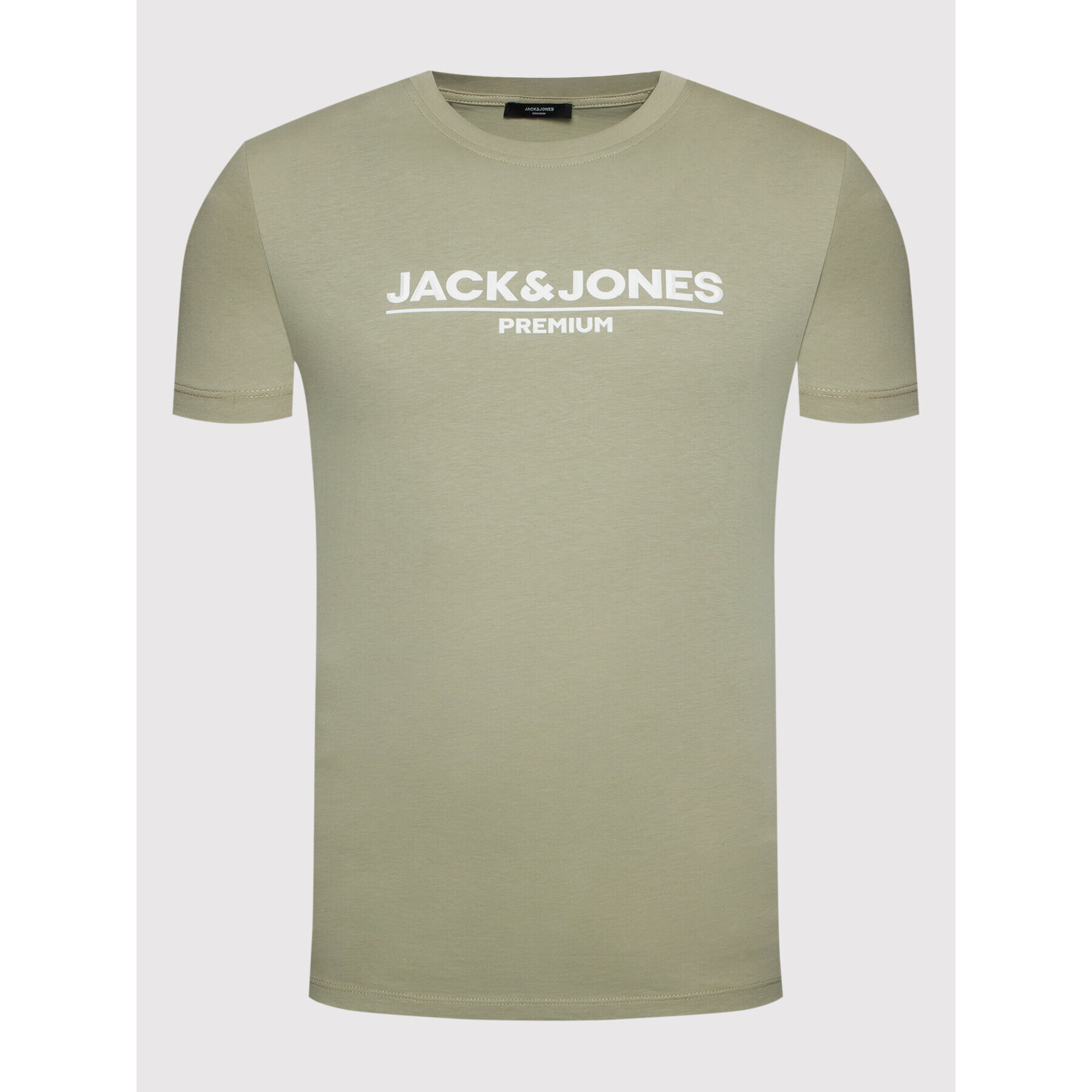 Jack&Jones PREMIUM T-Shirt Branding 12205731 Zelená Regular Fit - Pepit.cz