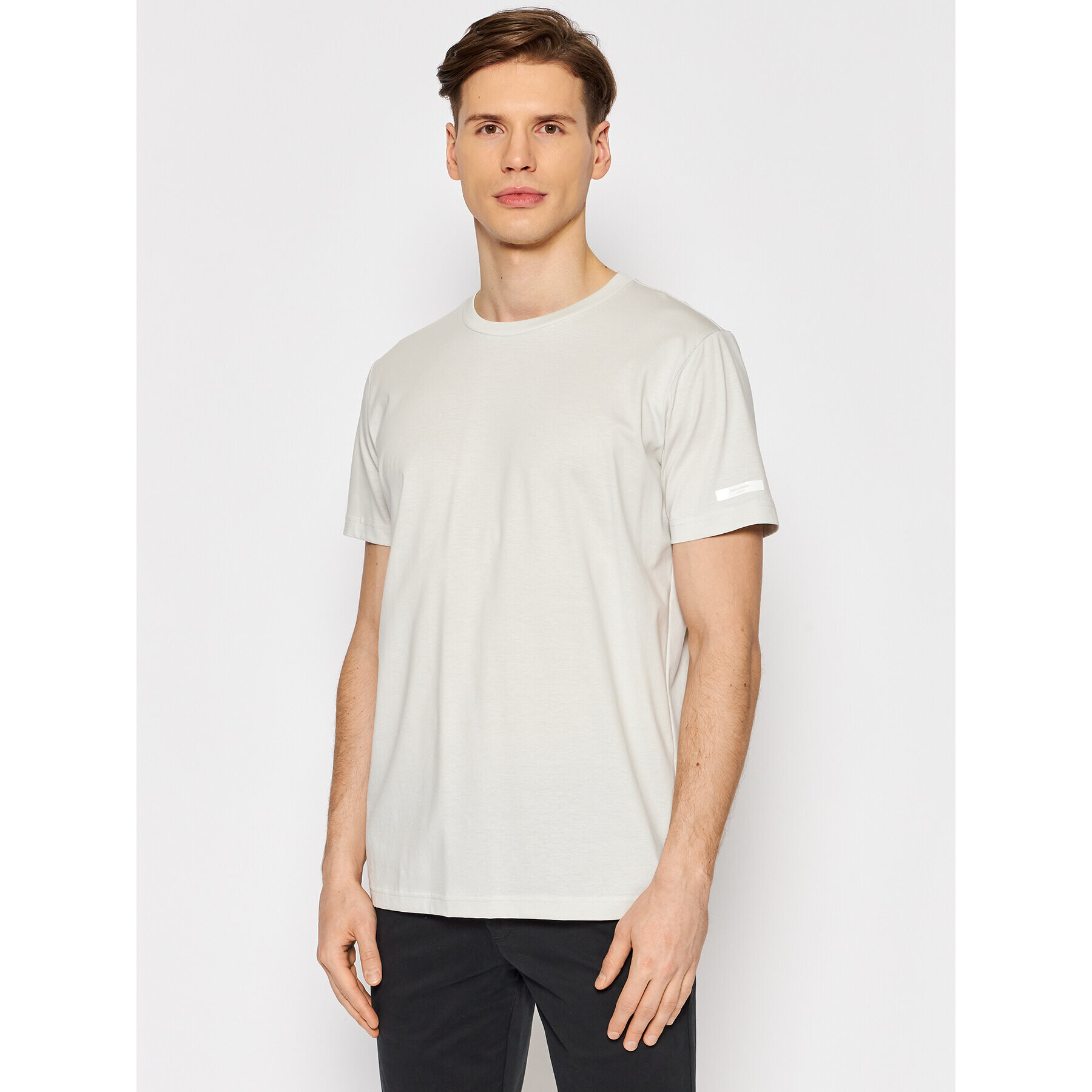 Jack&Jones PREMIUM T-Shirt Commute 12204869 Béžová Regular Fit - Pepit.cz