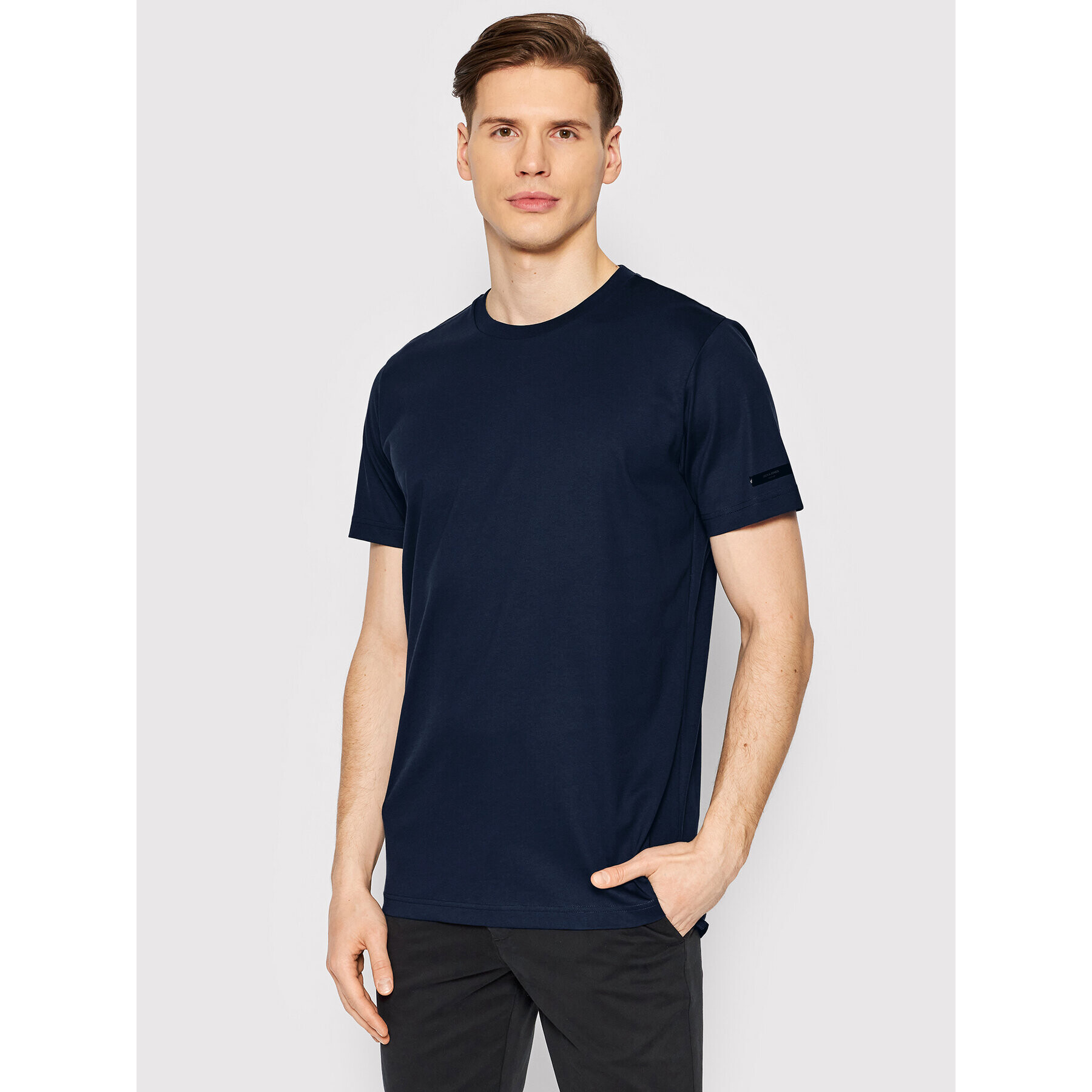 Jack&Jones PREMIUM T-Shirt Commute 12204869 Tmavomodrá Regular Fit - Pepit.cz