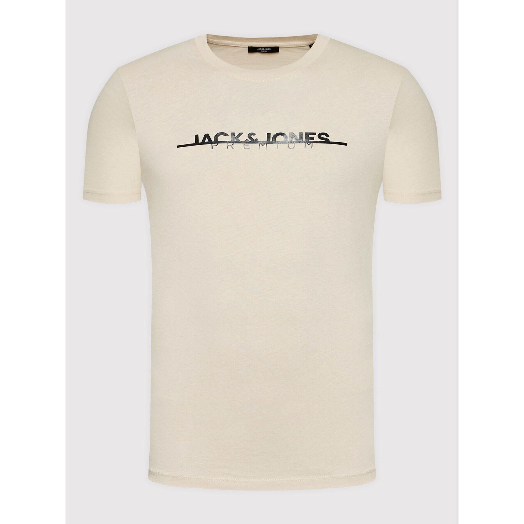 Jack&Jones PREMIUM T-Shirt Logo 12197600 Béžová Regular Fit - Pepit.cz