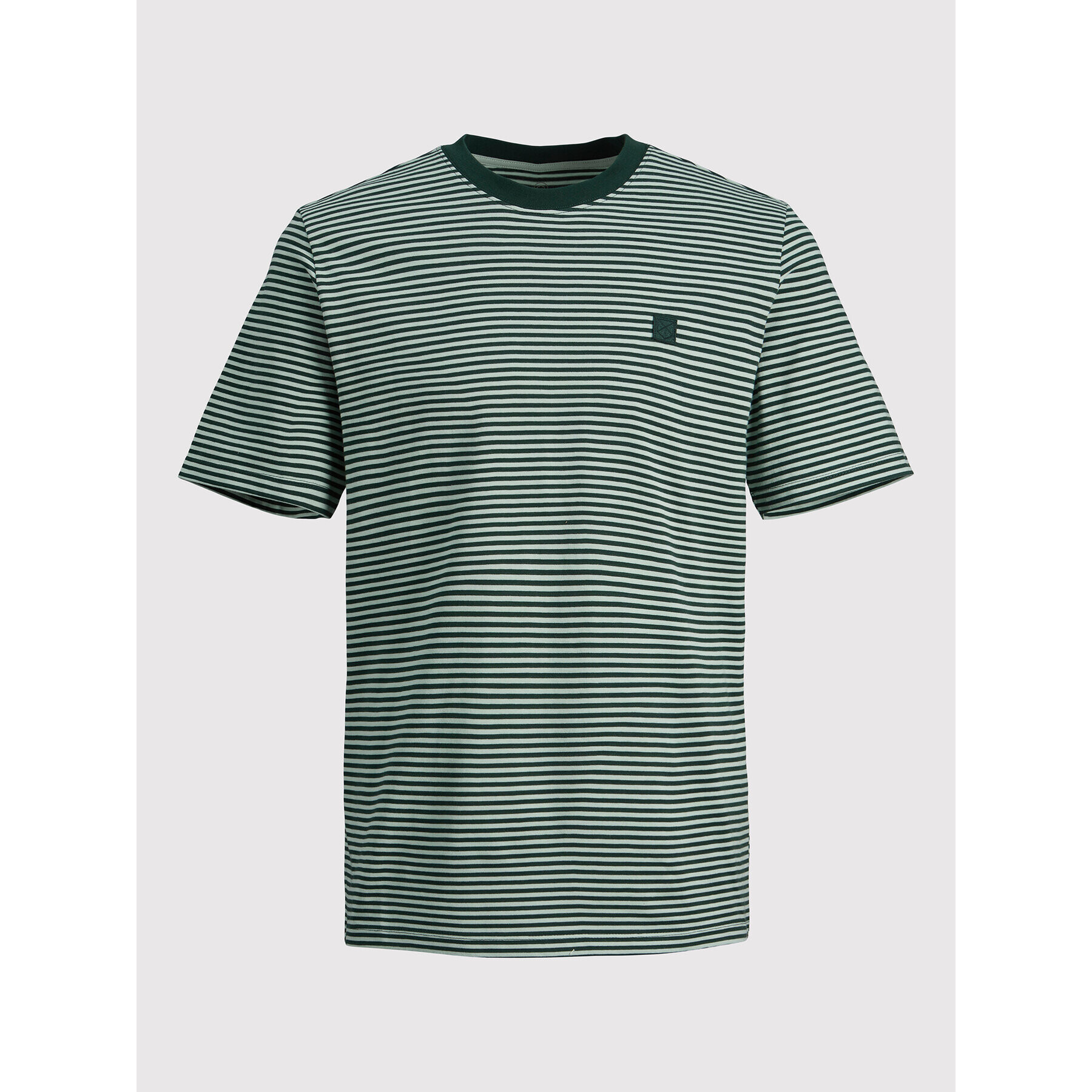 Jack&Jones PREMIUM T-Shirt Studio 12188043 Zelená Regular Fit - Pepit.cz