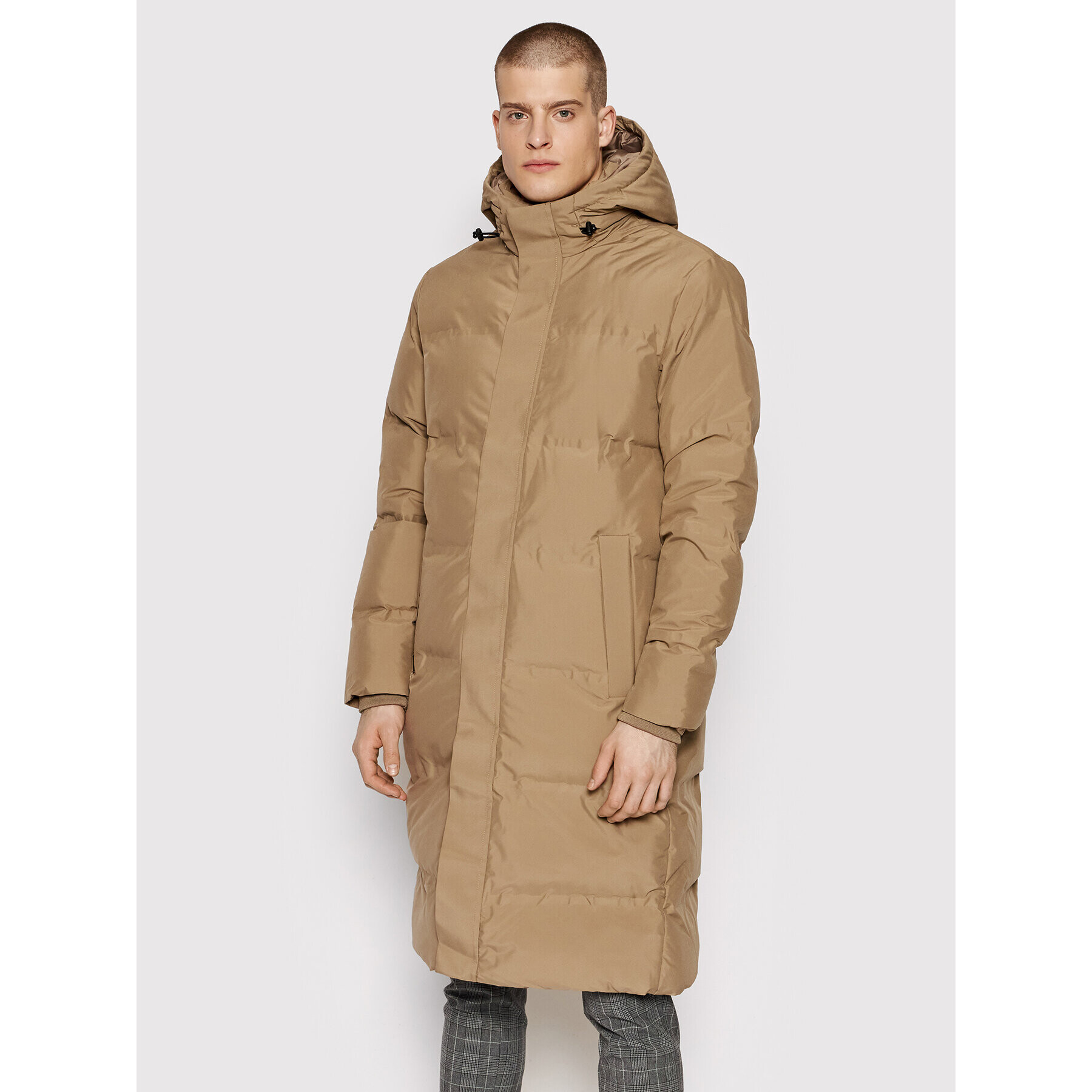 Jack&Jones PREMIUM Vatovaná bunda Blashade 12199317 Béžová Regular Fit - Pepit.cz